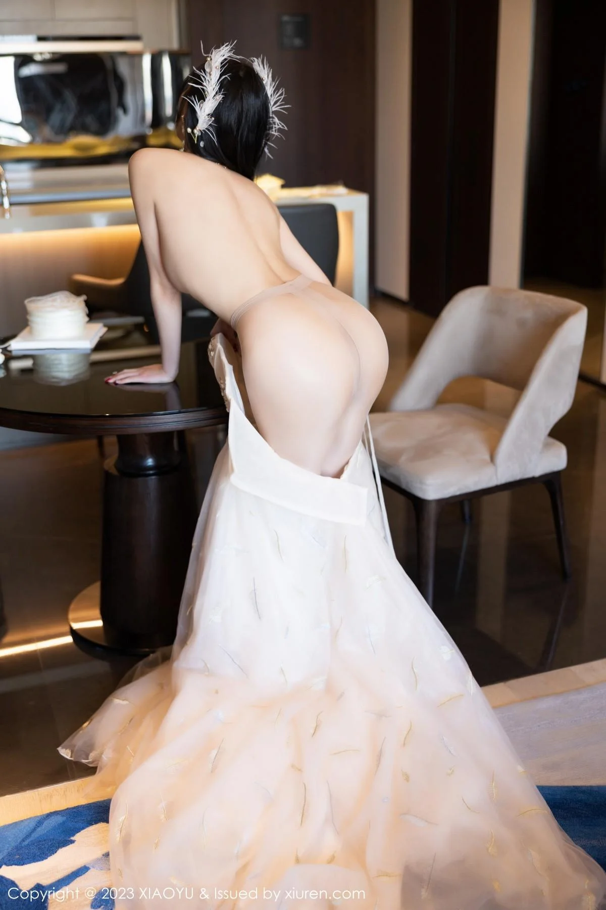 杨晨晨Yome生日主题脱连衣长裙露火辣身材极致绝美写真 第 143 张