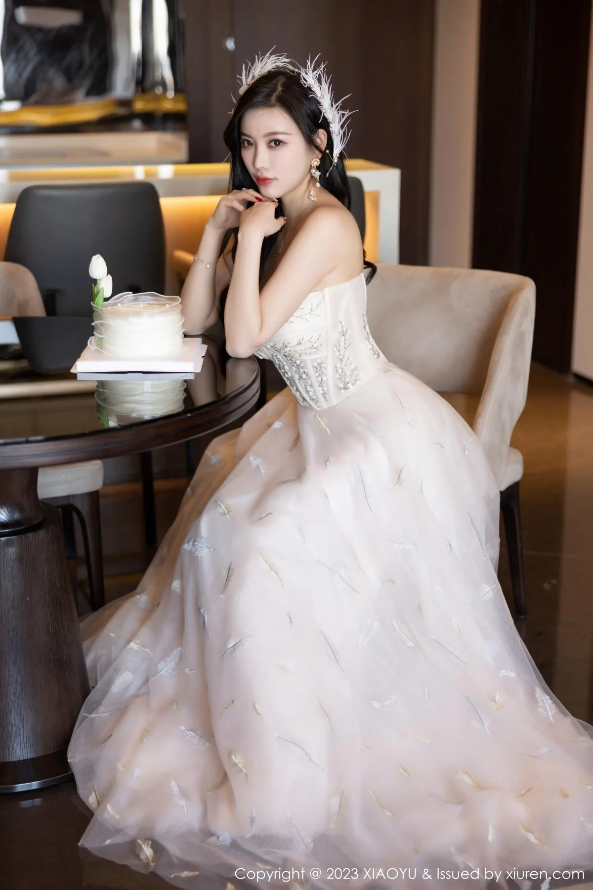 杨晨晨Yome生日主题脱连衣长裙露火辣身材极致绝美写真 第 27 张