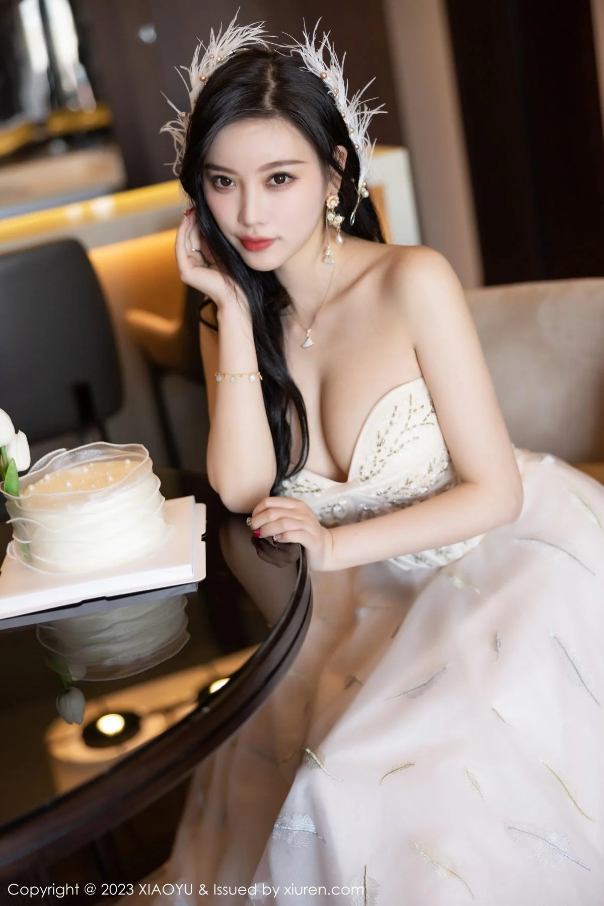 杨晨晨Yome生日主题脱连衣长裙露火辣身材极致绝美写真 第 29 张