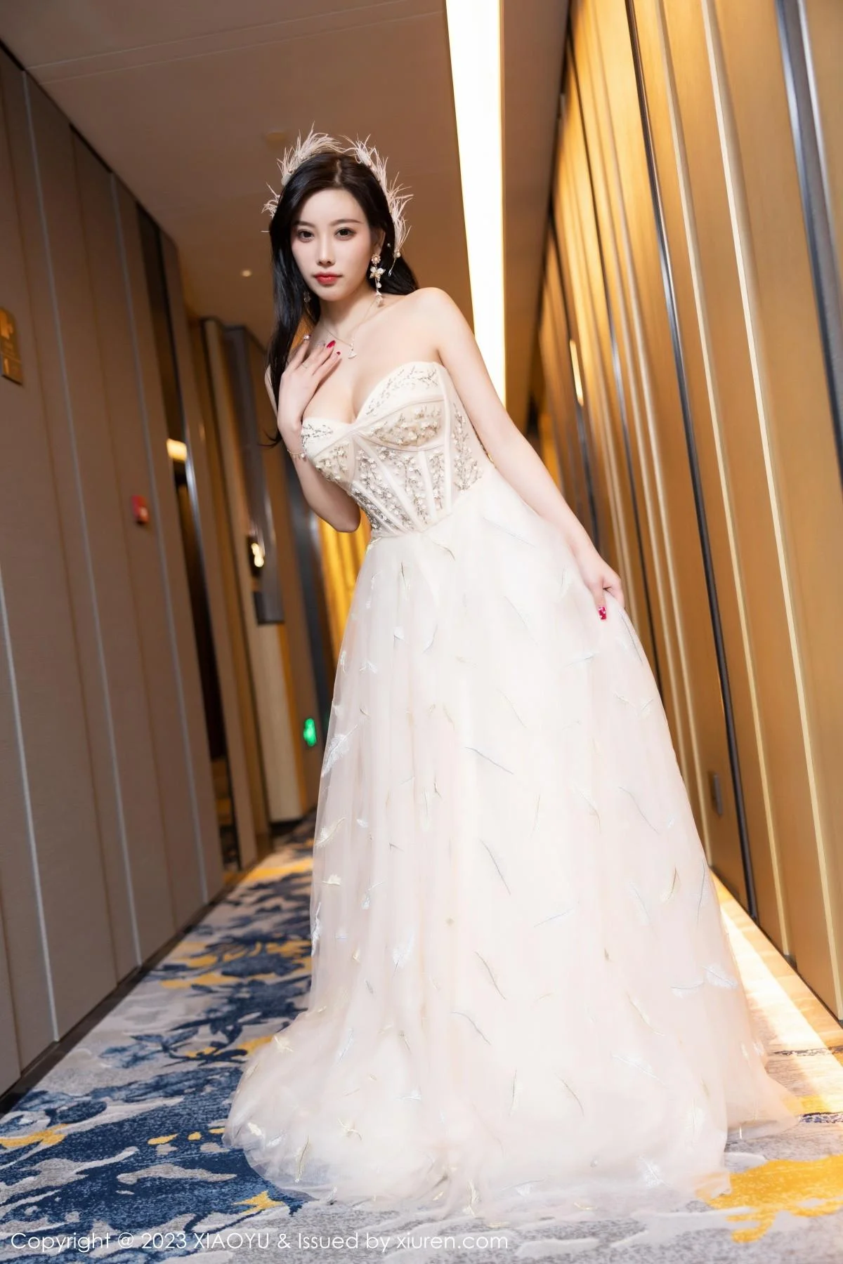 杨晨晨Yome生日主题脱连衣长裙露火辣身材极致绝美写真 第 5 张