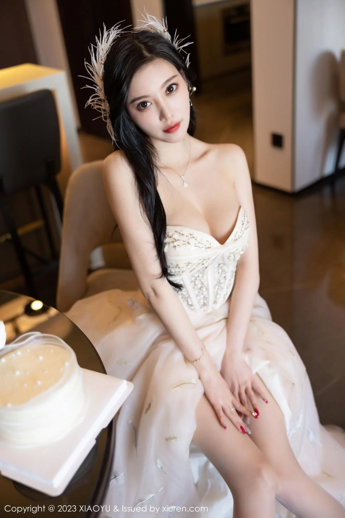 杨晨晨Yome生日主题脱连衣长裙露火辣身材极致绝美写真 第 50 张