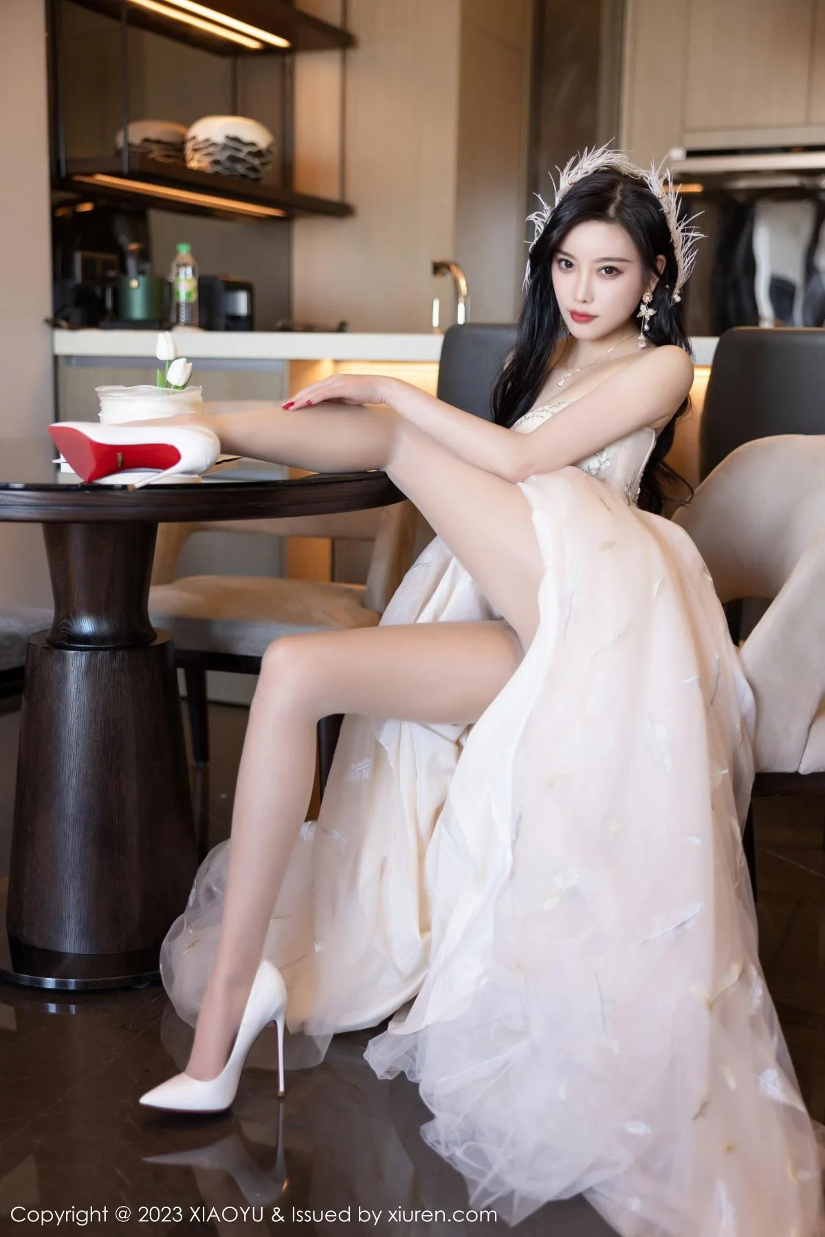 杨晨晨Yome生日主题脱连衣长裙露火辣身材极致绝美写真 第 58 张