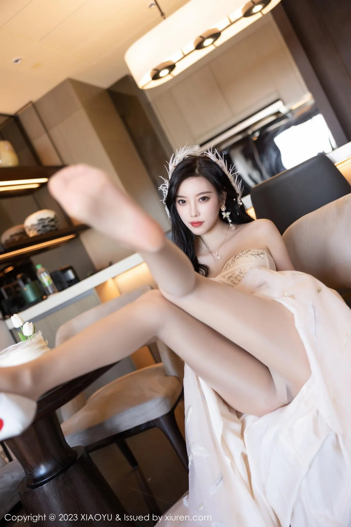 杨晨晨Yome生日主题脱连衣长裙露火辣身材极致绝美写真 第 68 张