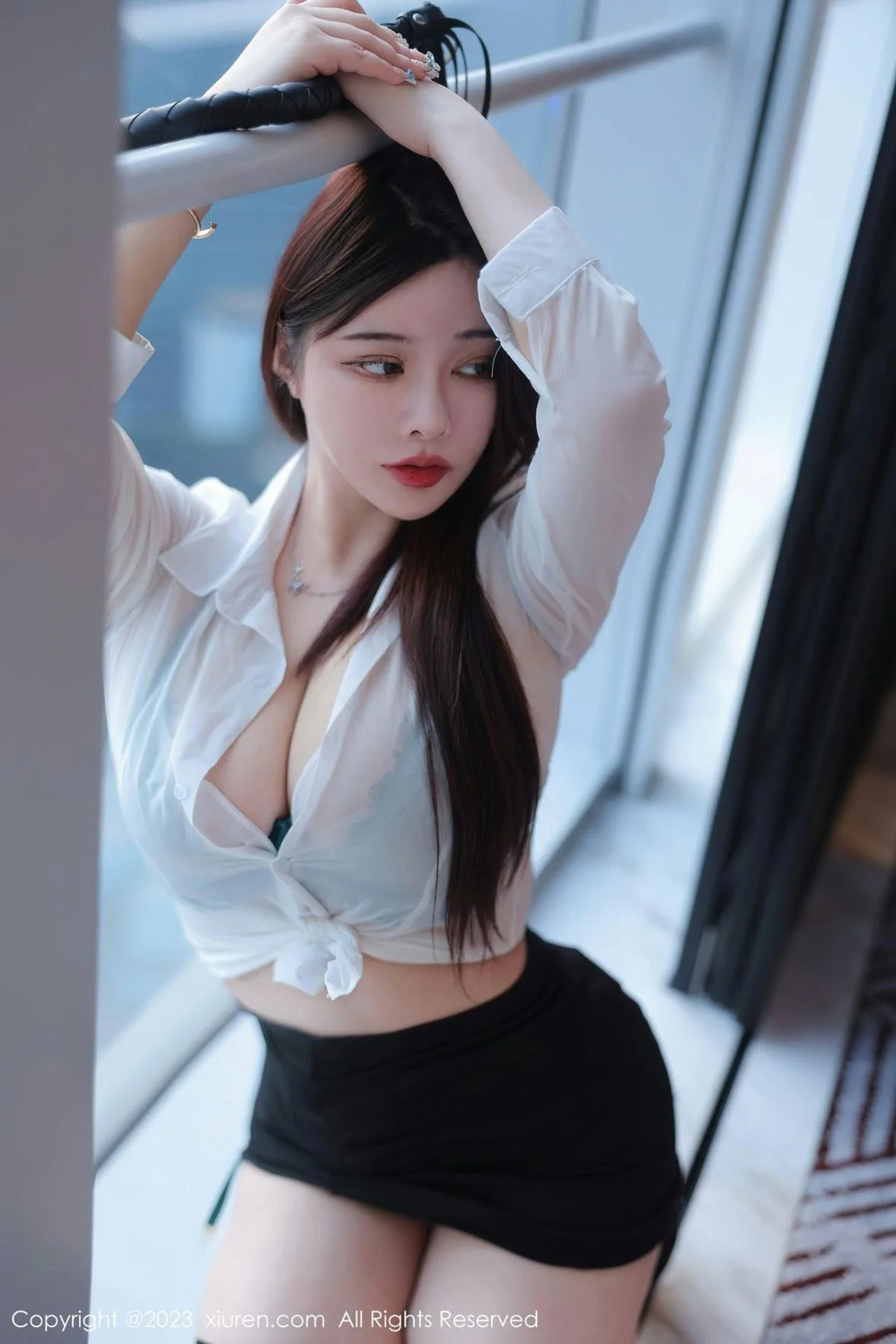 软软爱吃肉私房浴室性感绿色蕾丝内衣秀丰满身材绝美写真 第 28 张
