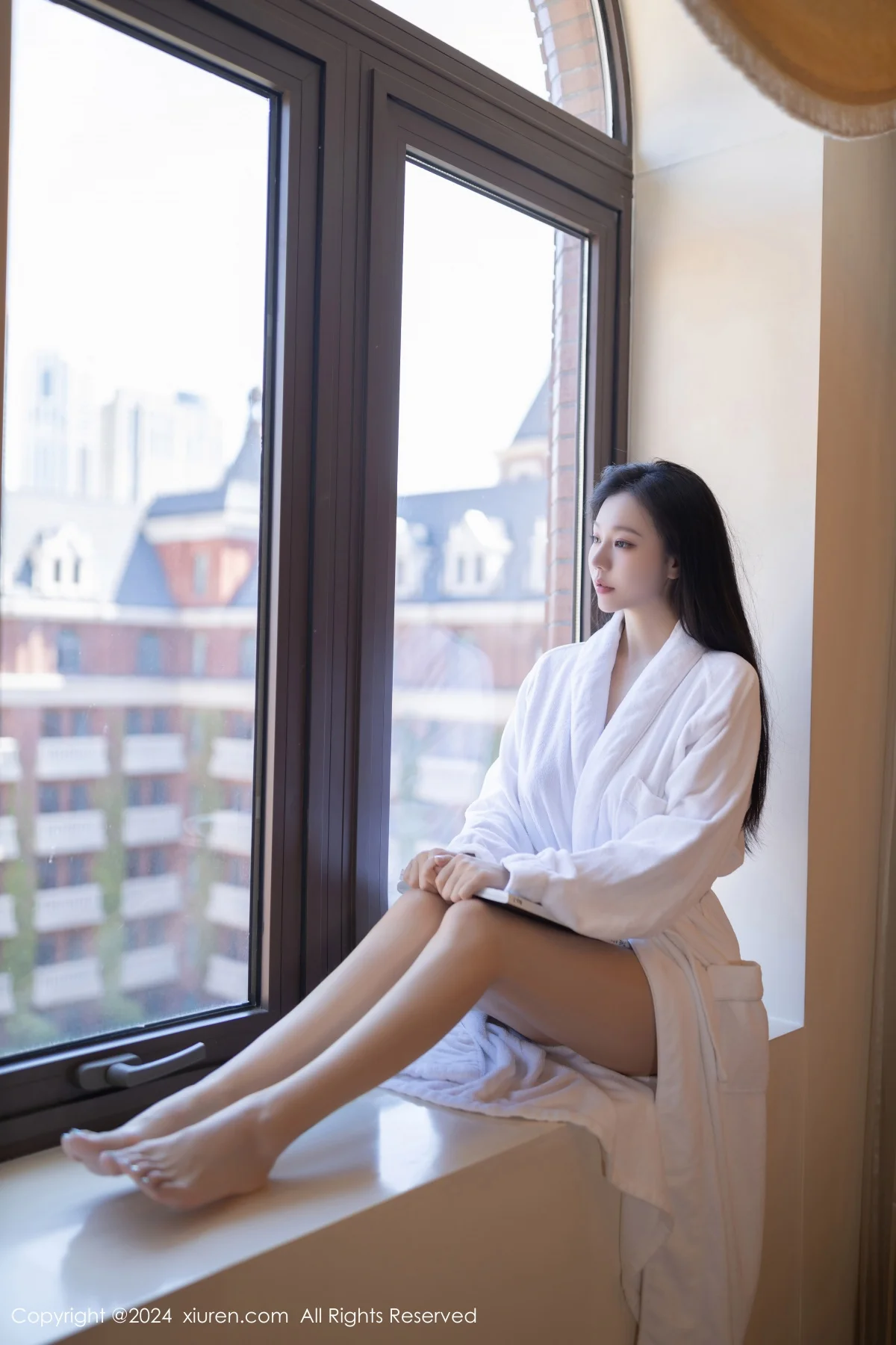 安然anran性感白色浴袍配白色浴巾秀柔美身段撩人绝美写真 第 12 张