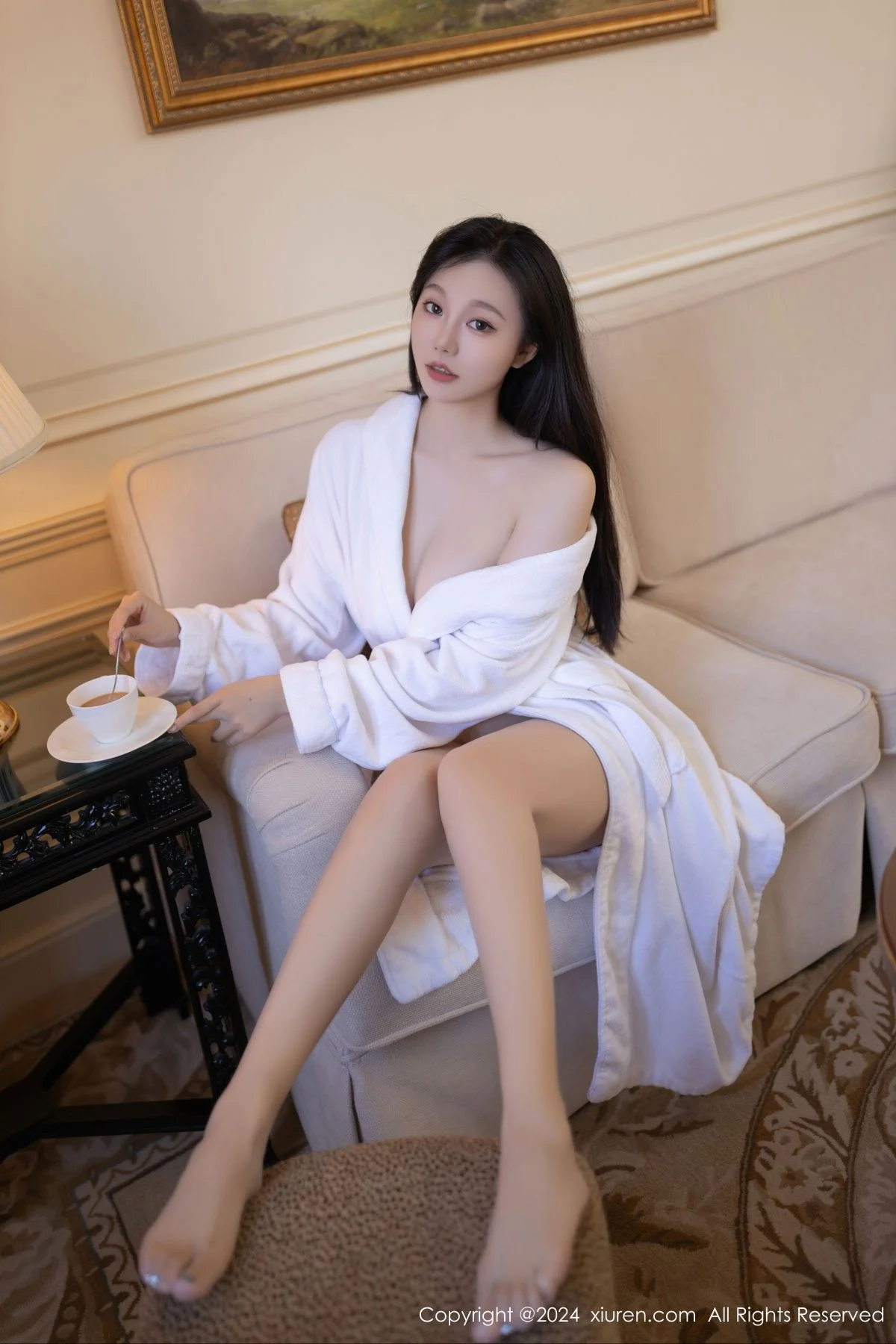 安然anran性感白色浴袍配白色浴巾秀柔美身段撩人绝美写真 第 32 张