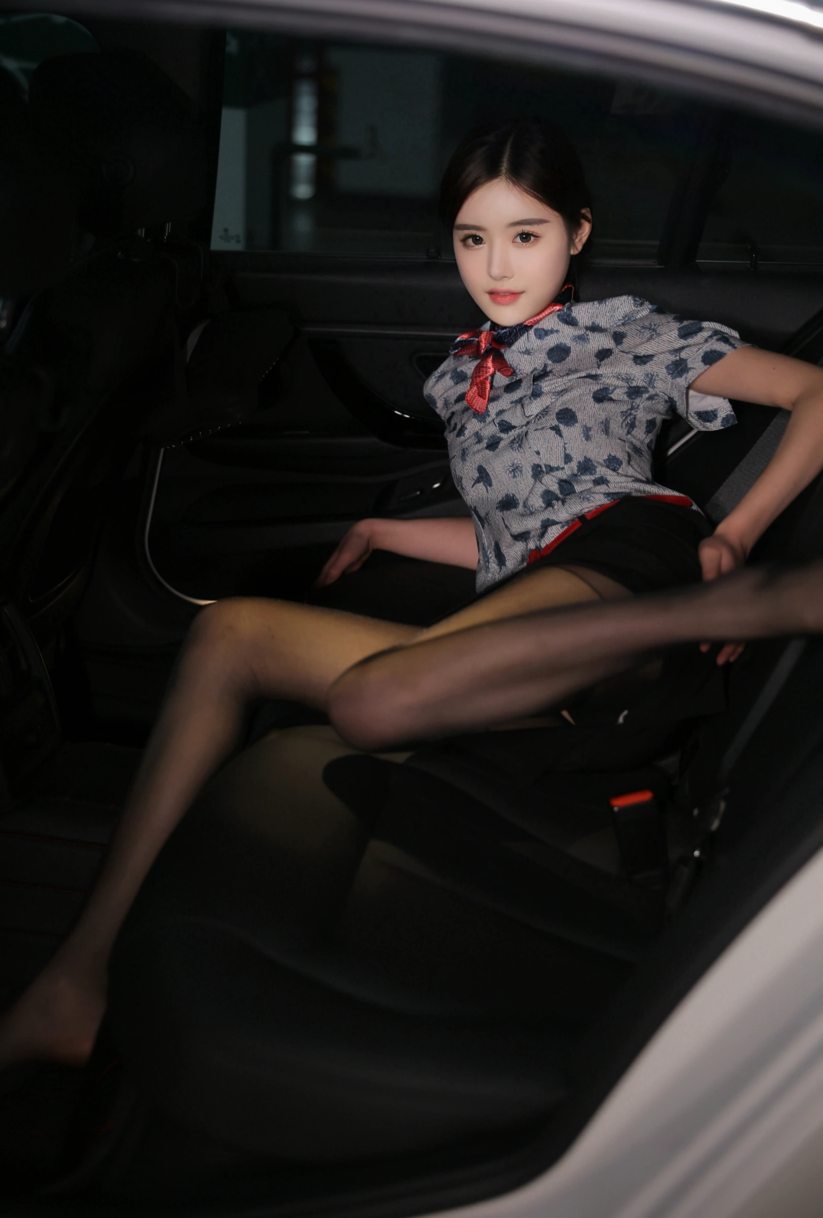 [秀人付费] 晚苏susu 诱人私拍福利 空姐制服 第 32 张