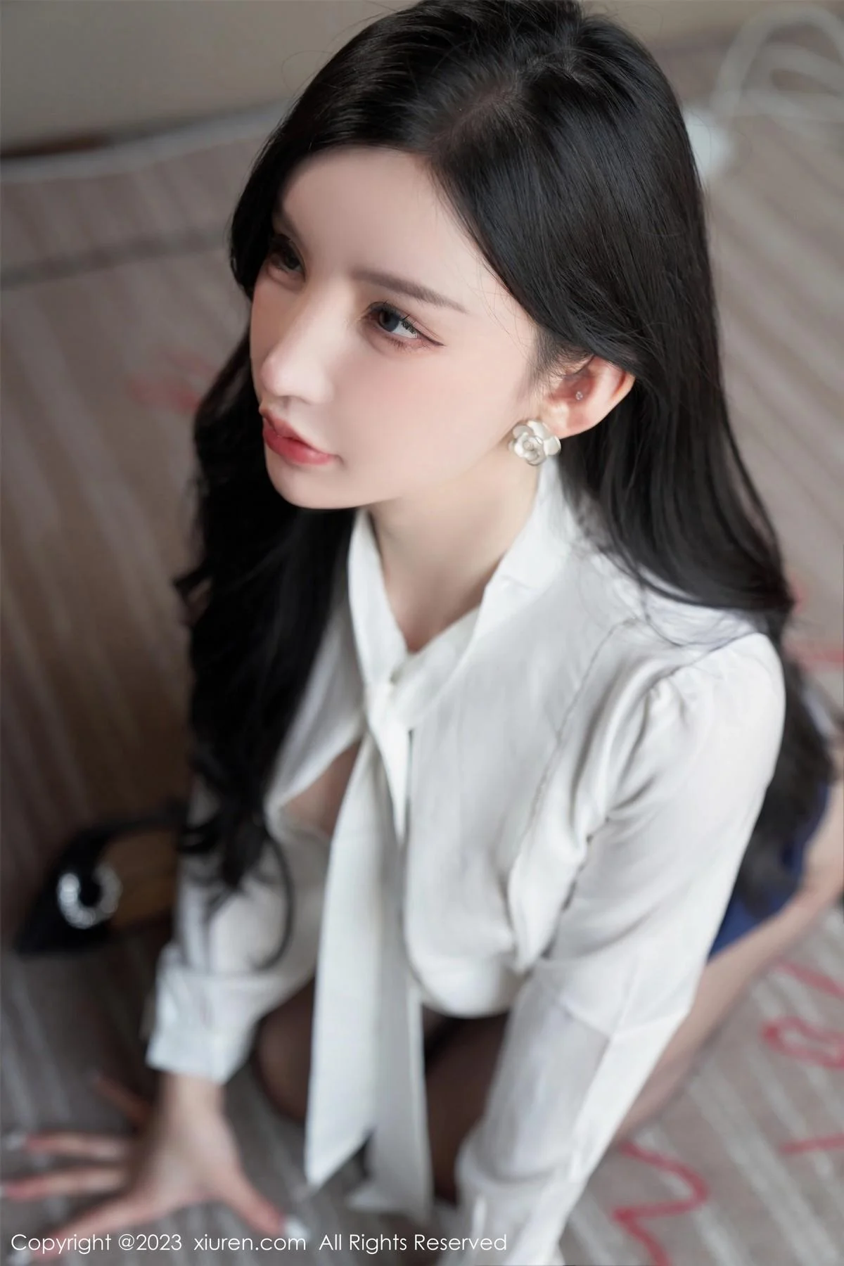 周于希Sally办公室秘密主题性感内衣配超薄黑丝极致魅惑写真 第 49 张