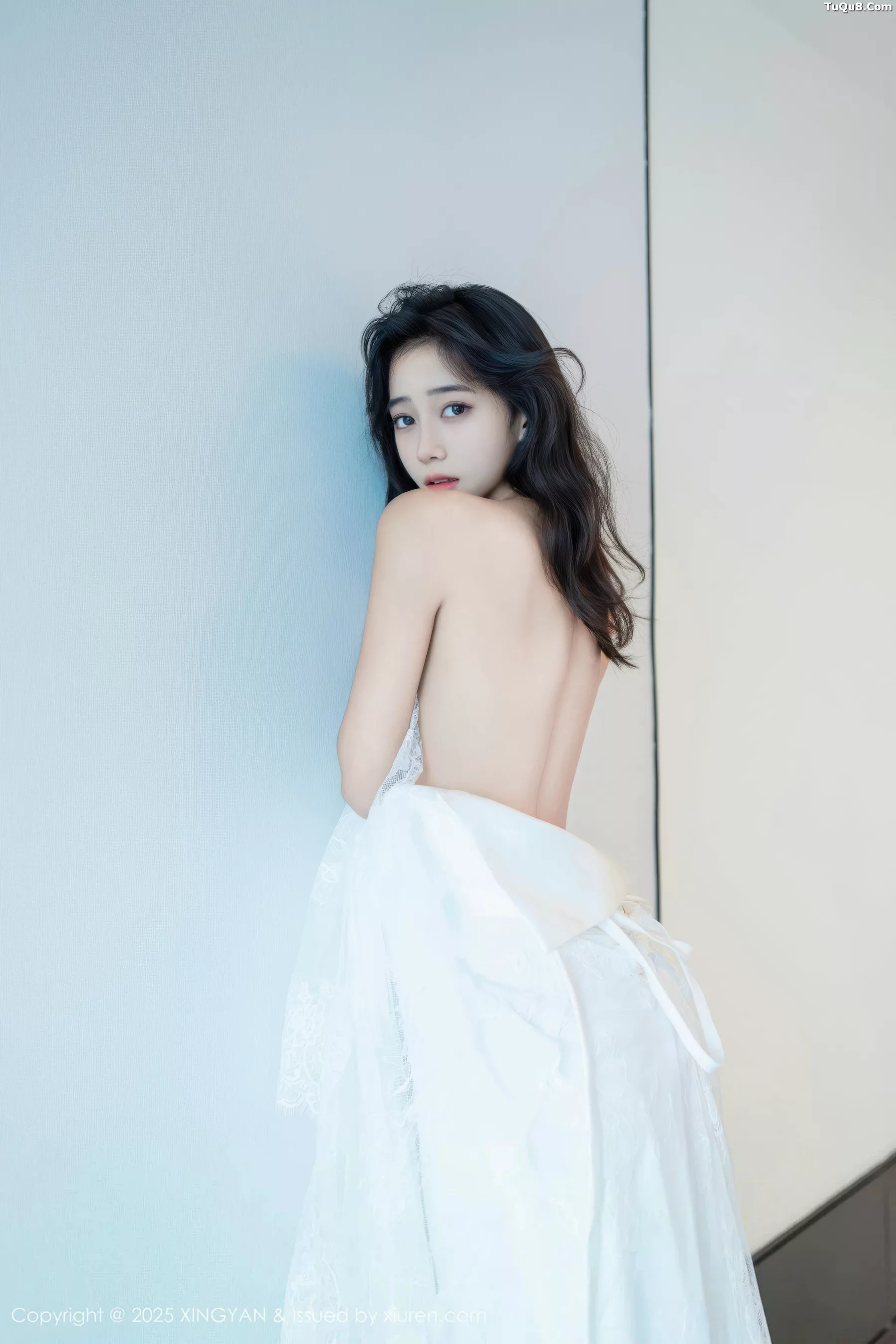 时安安性感白色连衣裙配超薄白丝秀柔美身材迷人绝美写真 第 57 张