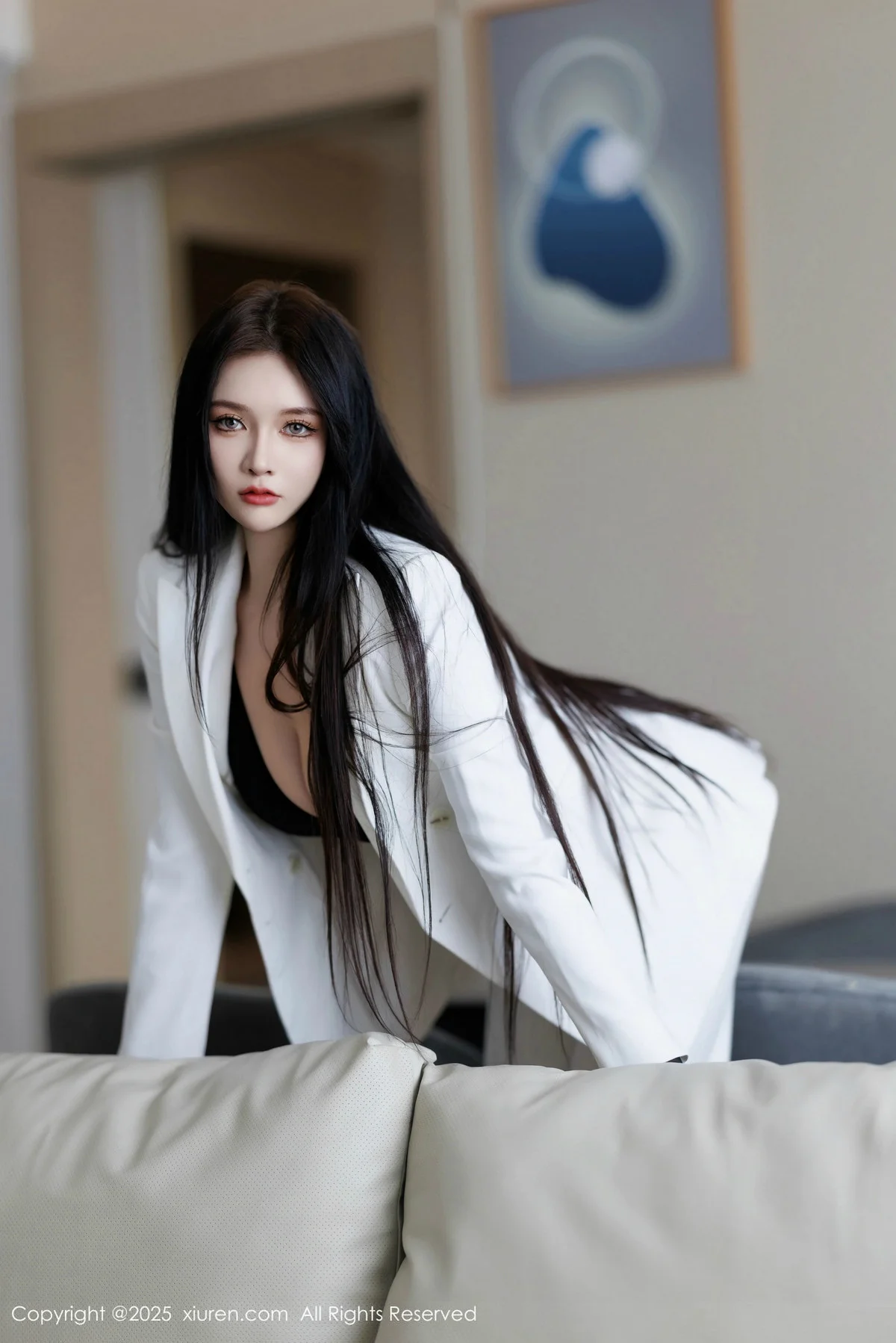 娜比性感黑色情趣内衣配黑丝吊袜秀凹凸身材完美绝美写真 第 25 张