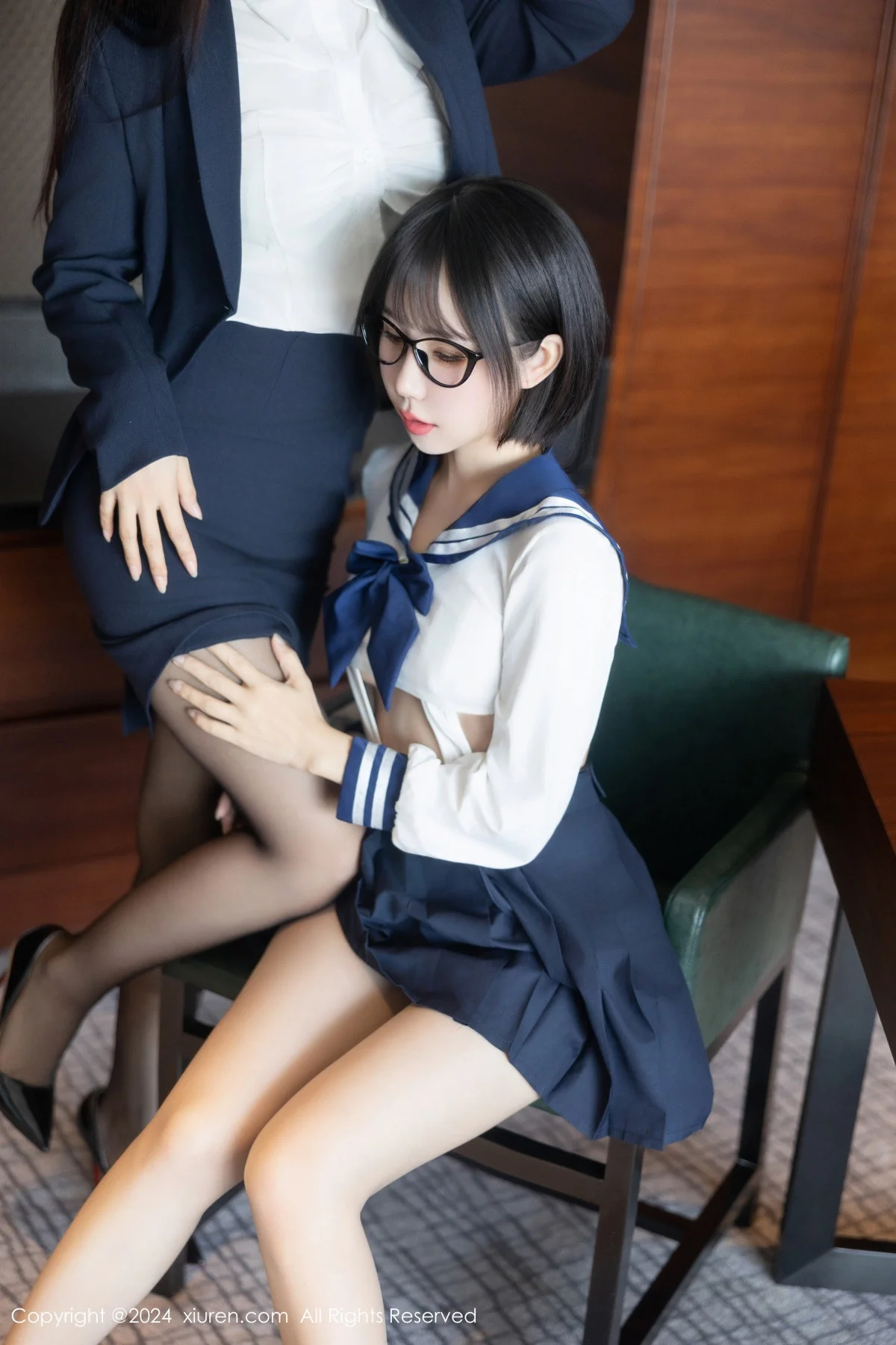 合集小蛮妖Yummy私房性感姐妹花超薄黑丝秀美腿绝美写真 第 30 张