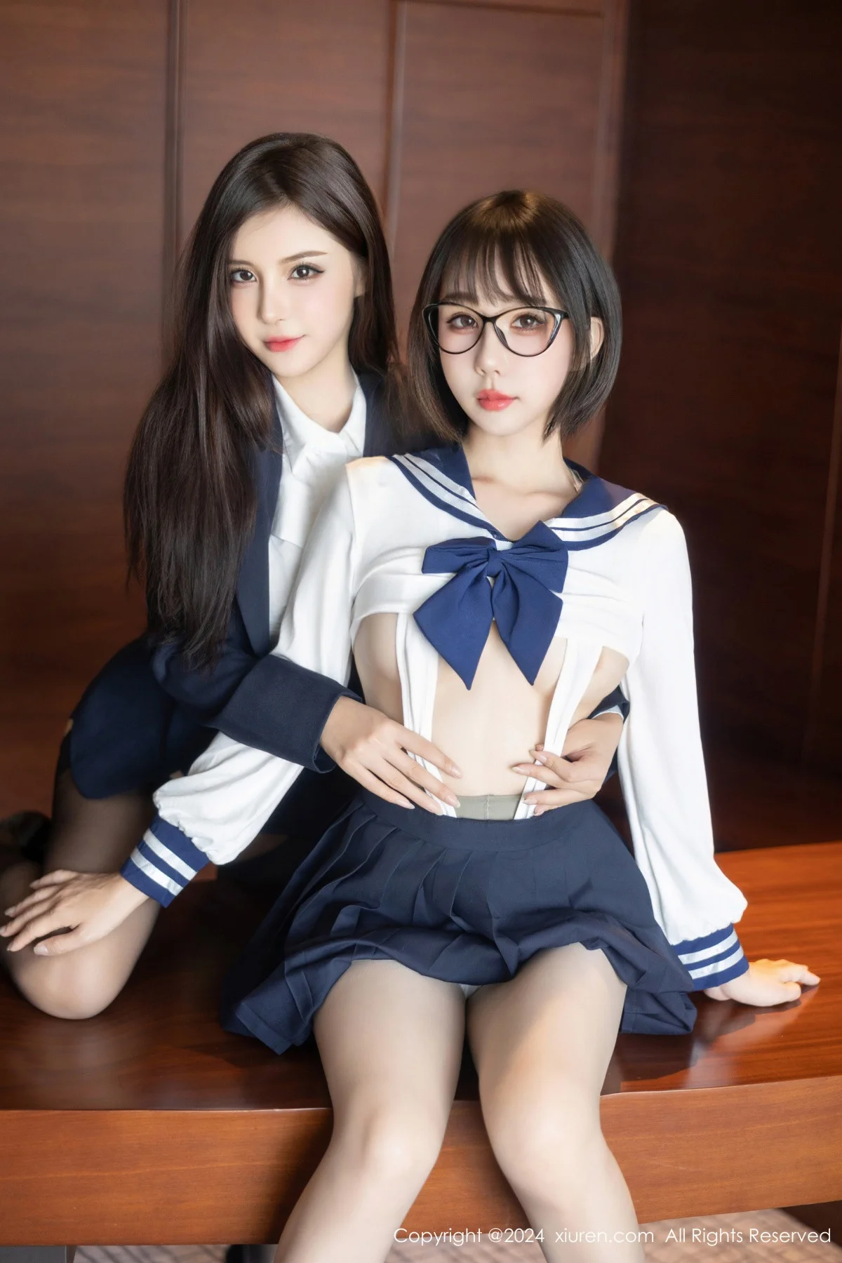 合集小蛮妖Yummy私房性感姐妹花超薄黑丝秀美腿绝美写真 第 50 张