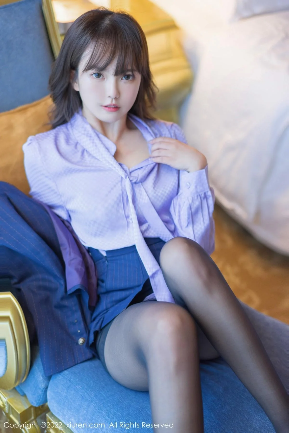 张思允Nice-OL装扮半脱露性感蕾丝内衣秀完美身材绝美写真 第 13 张