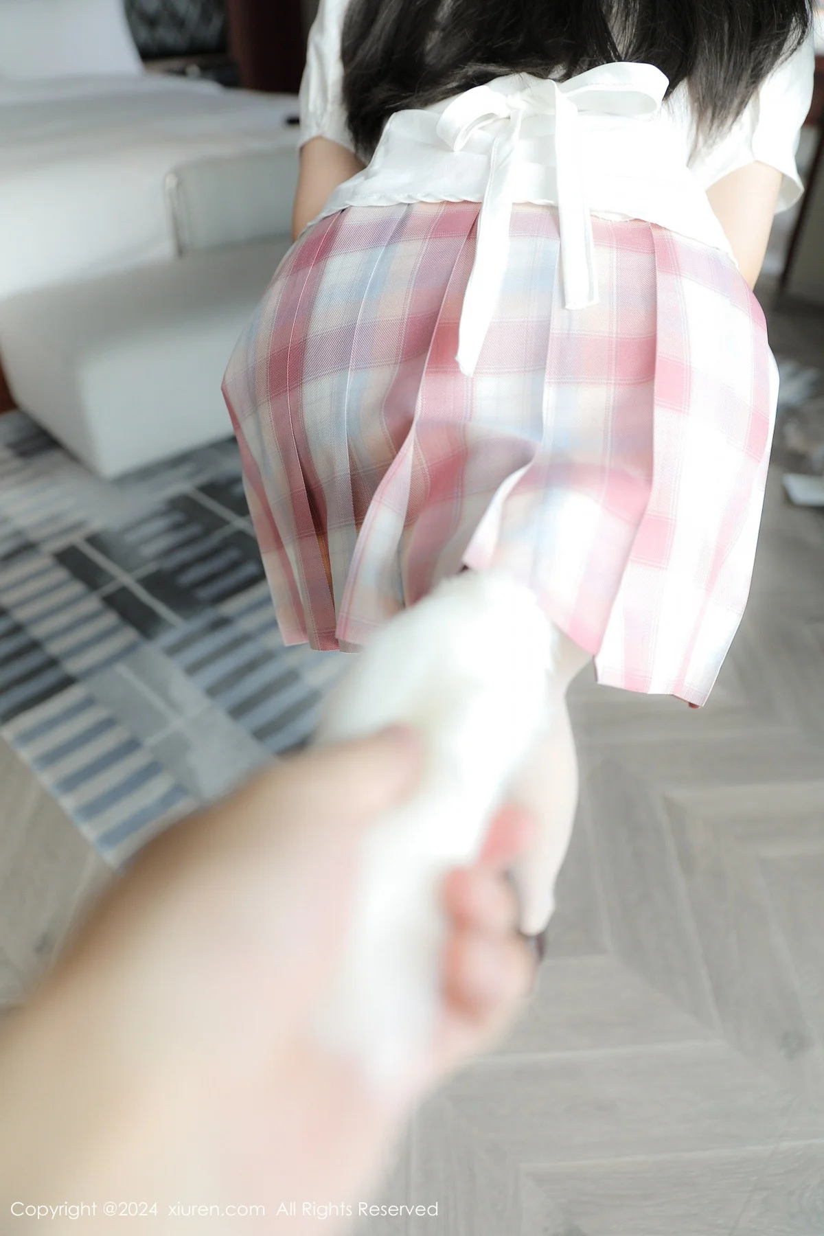 袁圆私房性感JK制服配超薄白丝秀曼妙身姿完美绝美写真 第 31 张