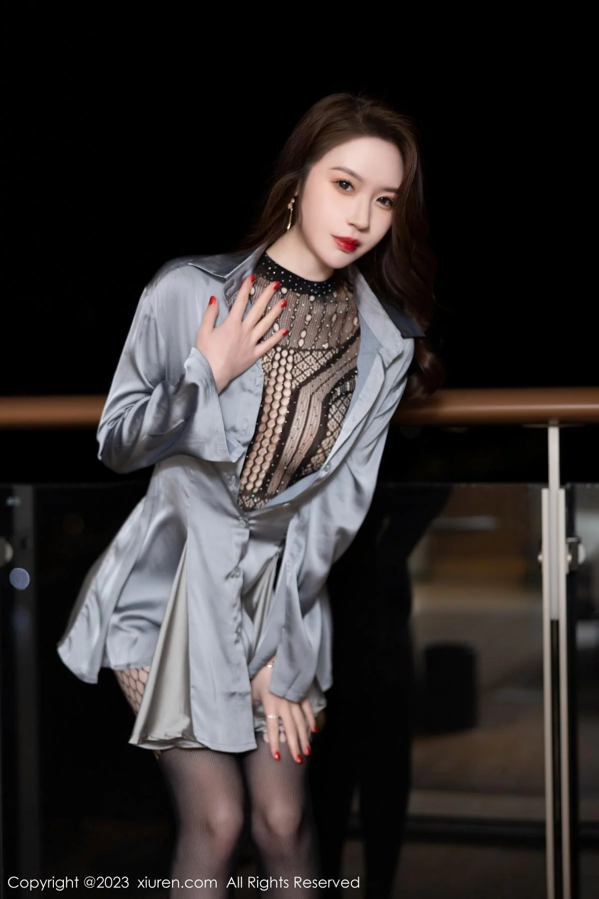 梦心玥海南岛旅拍黑色轻透薄纱服秀高挑曼妙身姿迷人写真 第 10 张