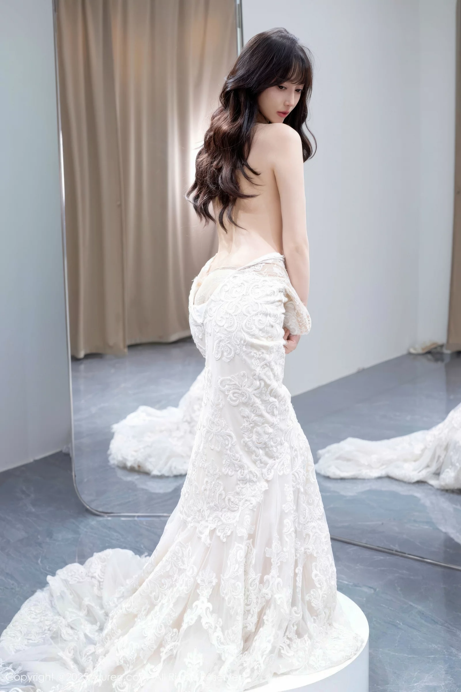 玥儿玥er私房性感白色婚纱礼裙秀完美身材迷人绝美写真 第 67 张
