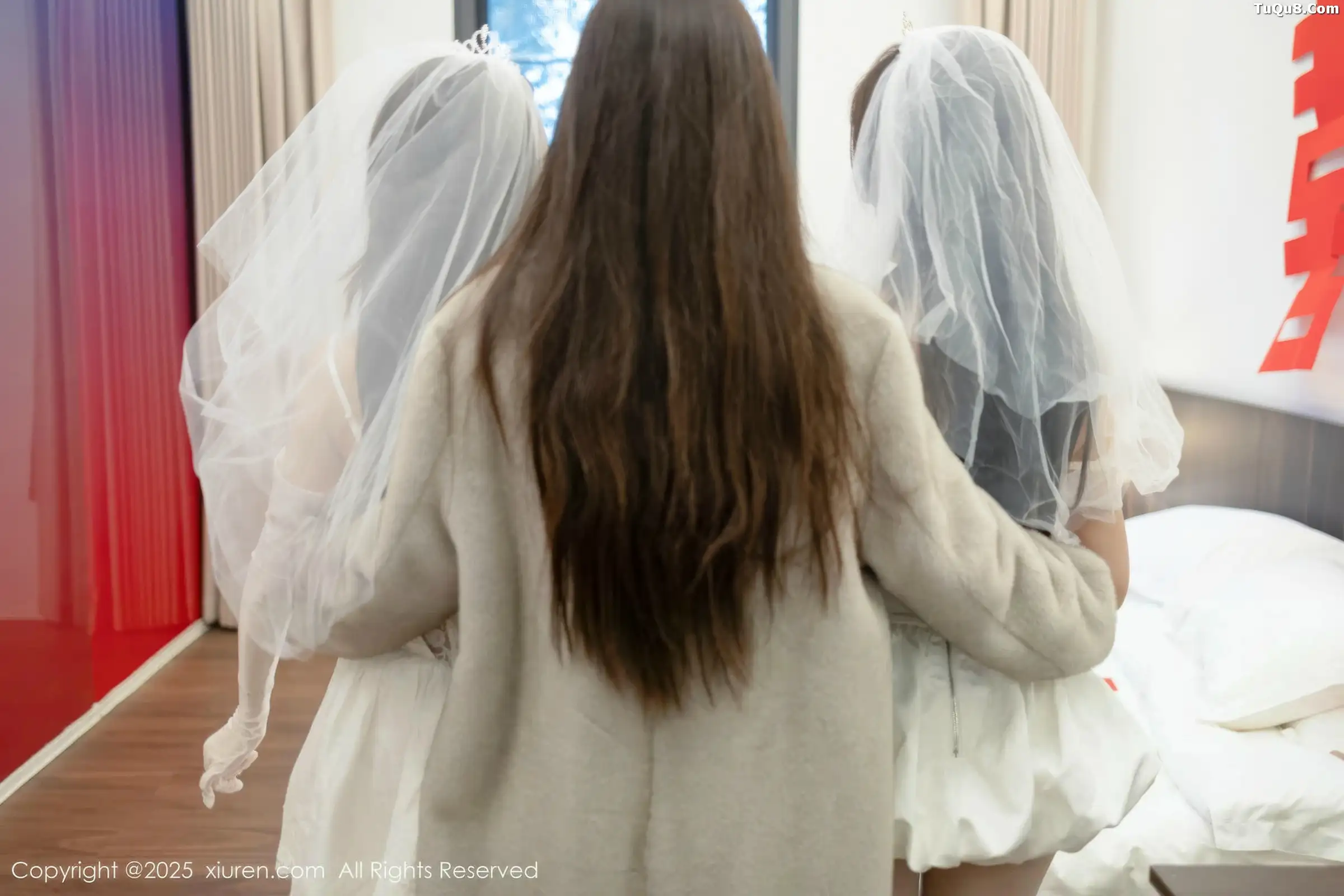 合集Twins-桃之夭夭性感姐妹花白色蕾丝婚纱迷人绝美写真 第 15 张
