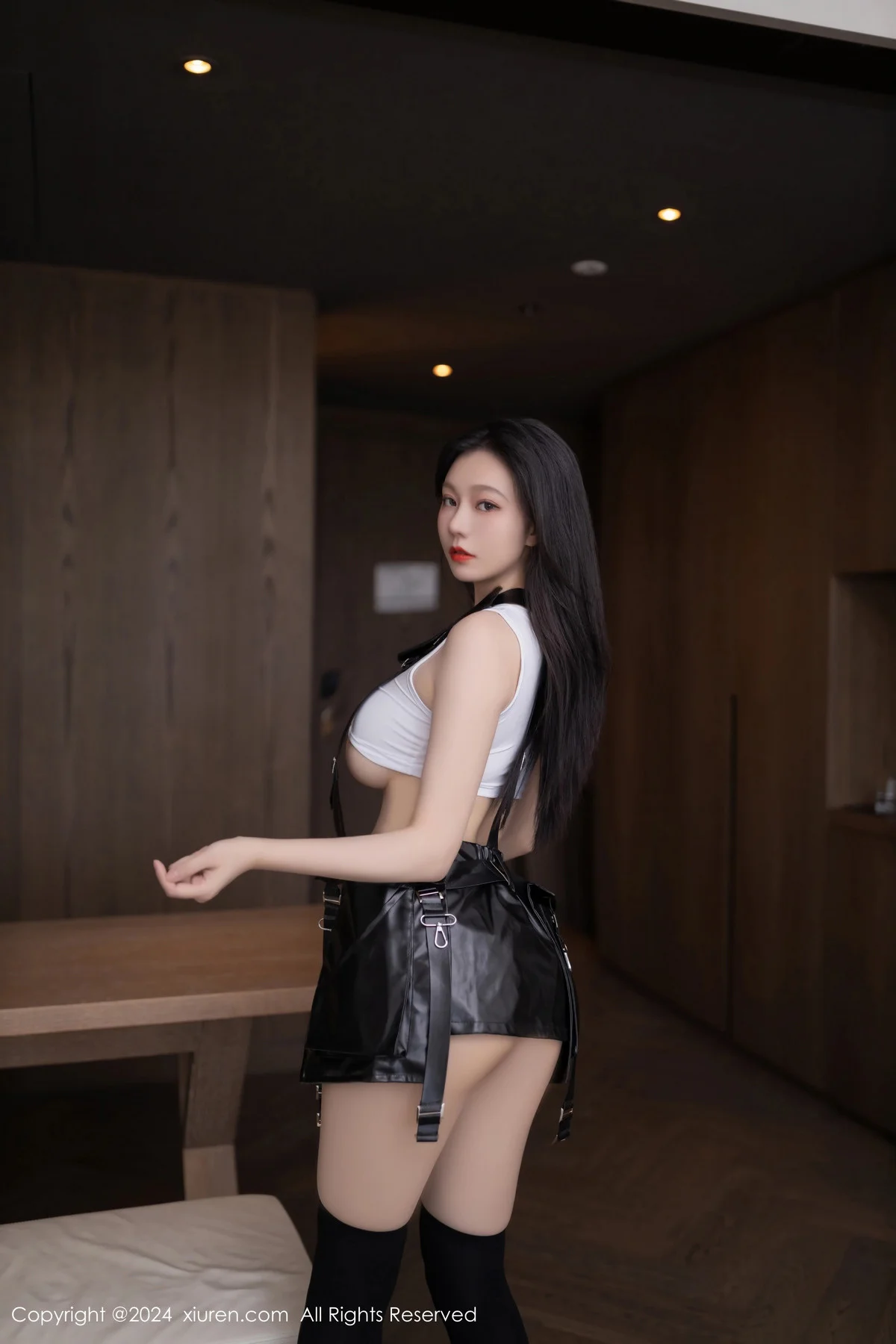 安然anran性感CosPlay蒂法服饰配黑丝袜秀柔美身姿绝美写真 第 104 张