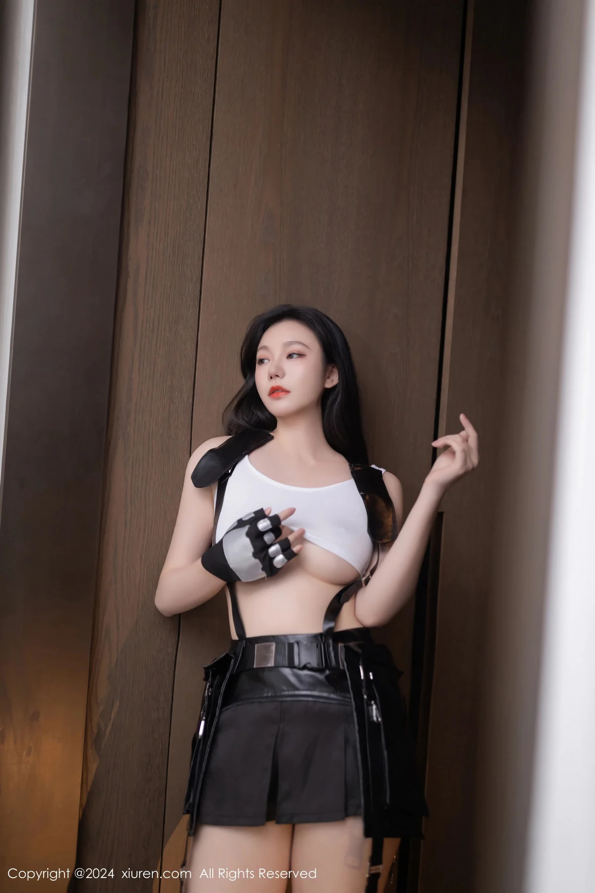 安然anran性感CosPlay蒂法服饰配黑丝袜秀柔美身姿绝美写真 第 141 张