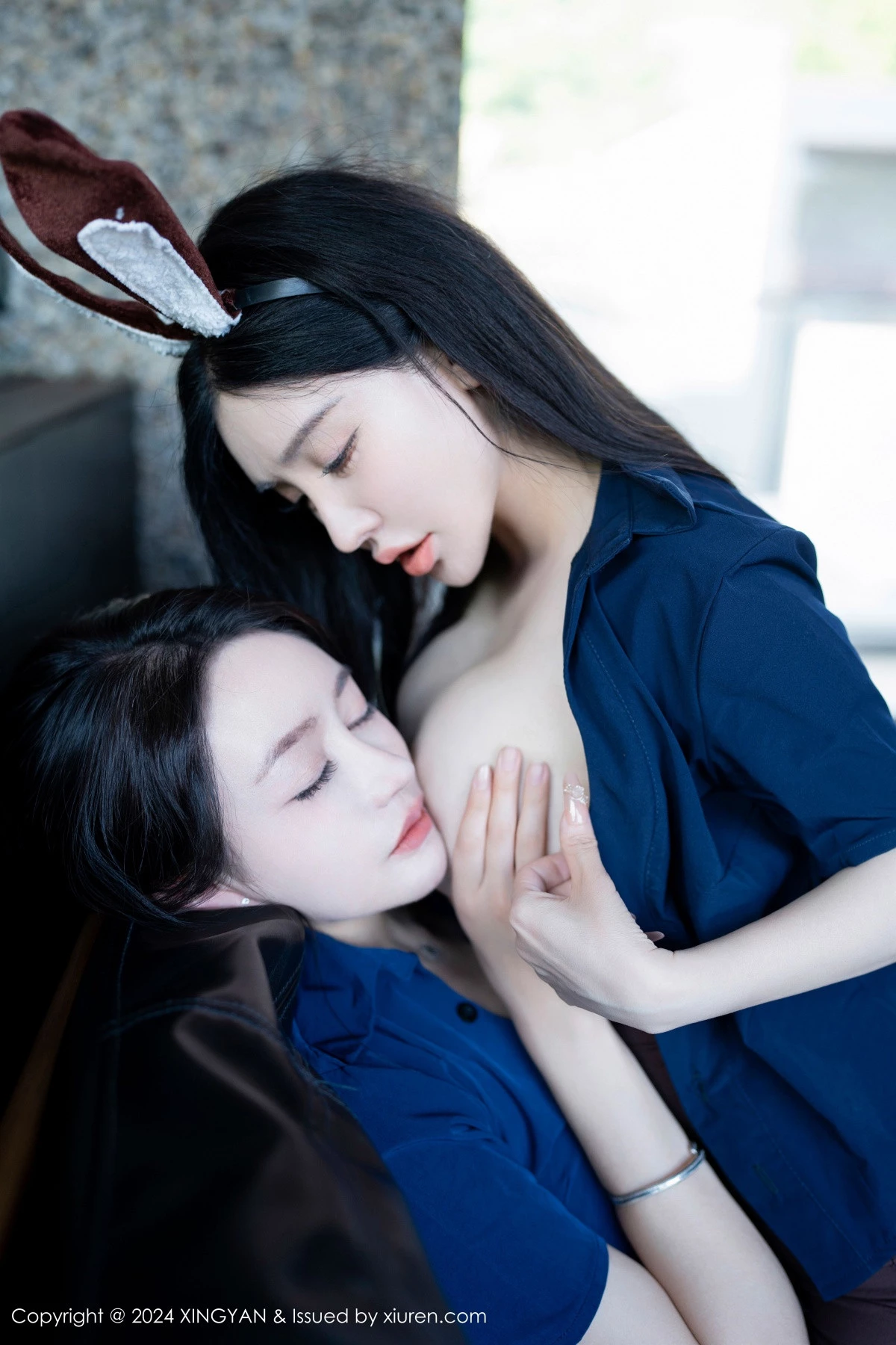 合集潘思沁＆林幼一性感姐妹花激情演绎惹火绝美写真 第 48 张