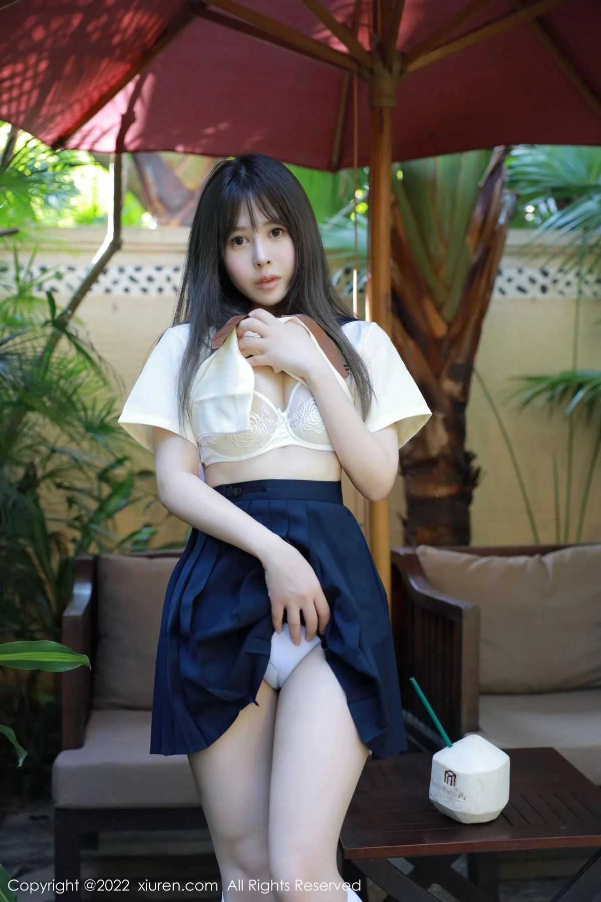 Evelyn艾莉南京旅拍户外性感白色水手服秀完美身材绝美写真 第 30 张