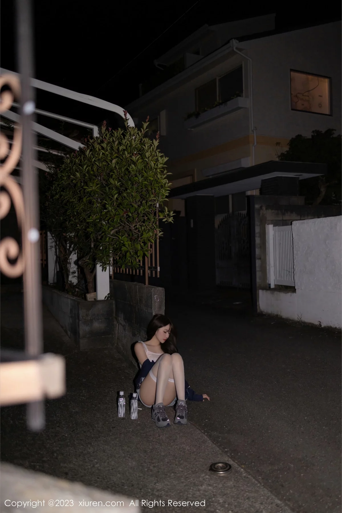 鱼子酱Fish性感淡蓝色内衣配超短牛仔裤秀曼妙身姿绝美写真 第 7 张