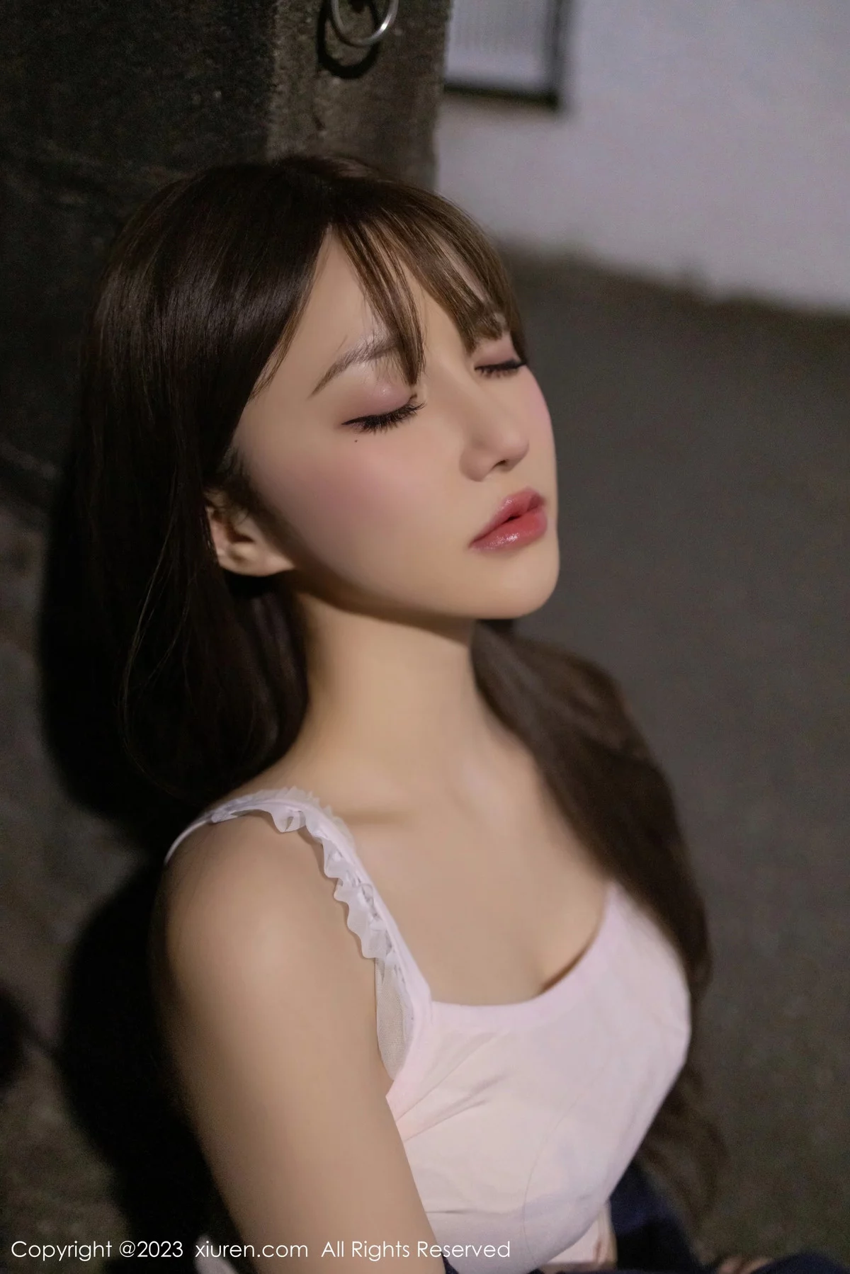 鱼子酱Fish性感淡蓝色内衣配超短牛仔裤秀曼妙身姿绝美写真 第 8 张