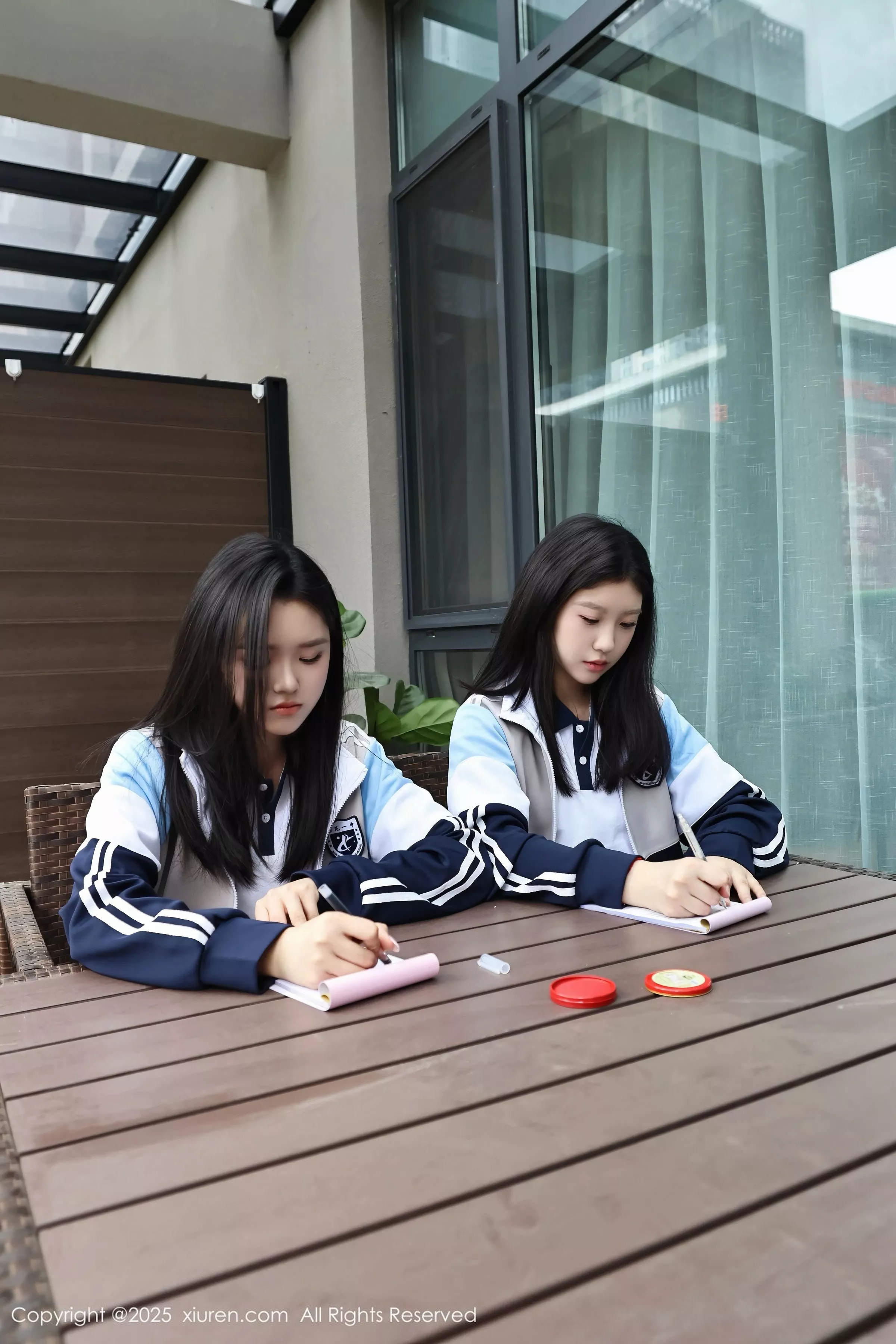 合集美女小芭乐性感蓝色校服露白色内衣秀曼妙身姿绝美写真 第 22 张