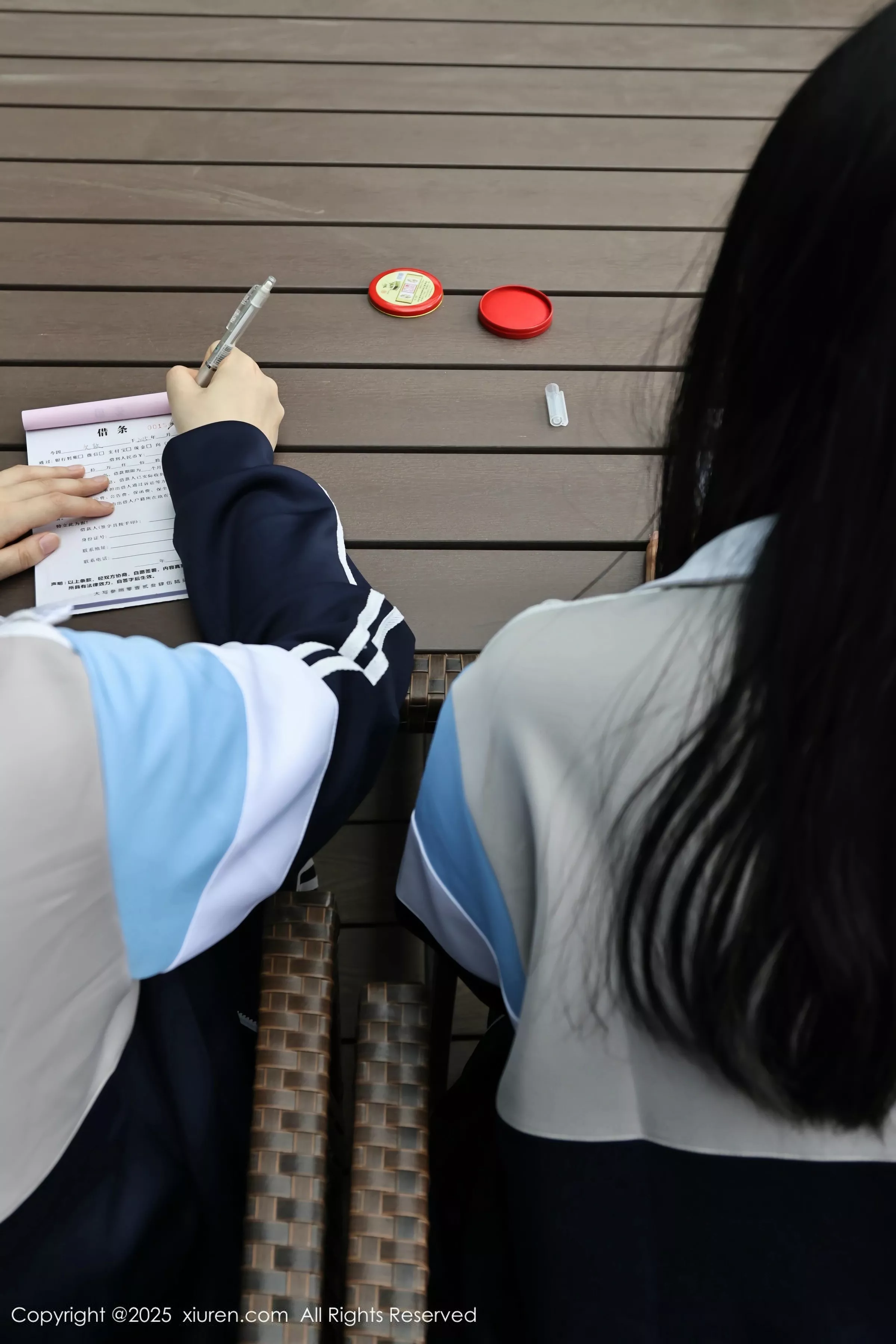 合集美女小芭乐性感蓝色校服露白色内衣秀曼妙身姿绝美写真 第 24 张