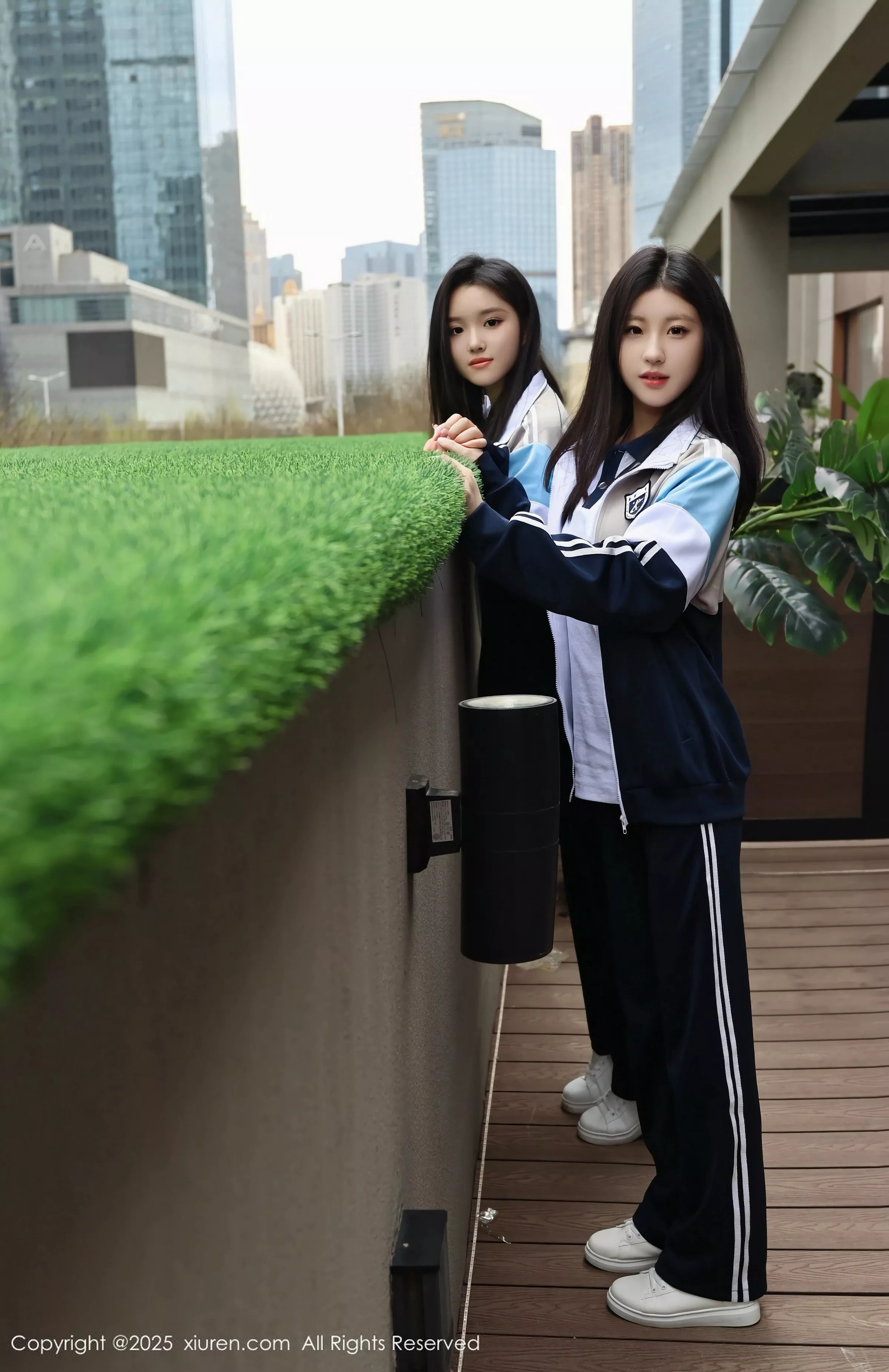 合集美女小芭乐性感蓝色校服露白色内衣秀曼妙身姿绝美写真 第 45 张