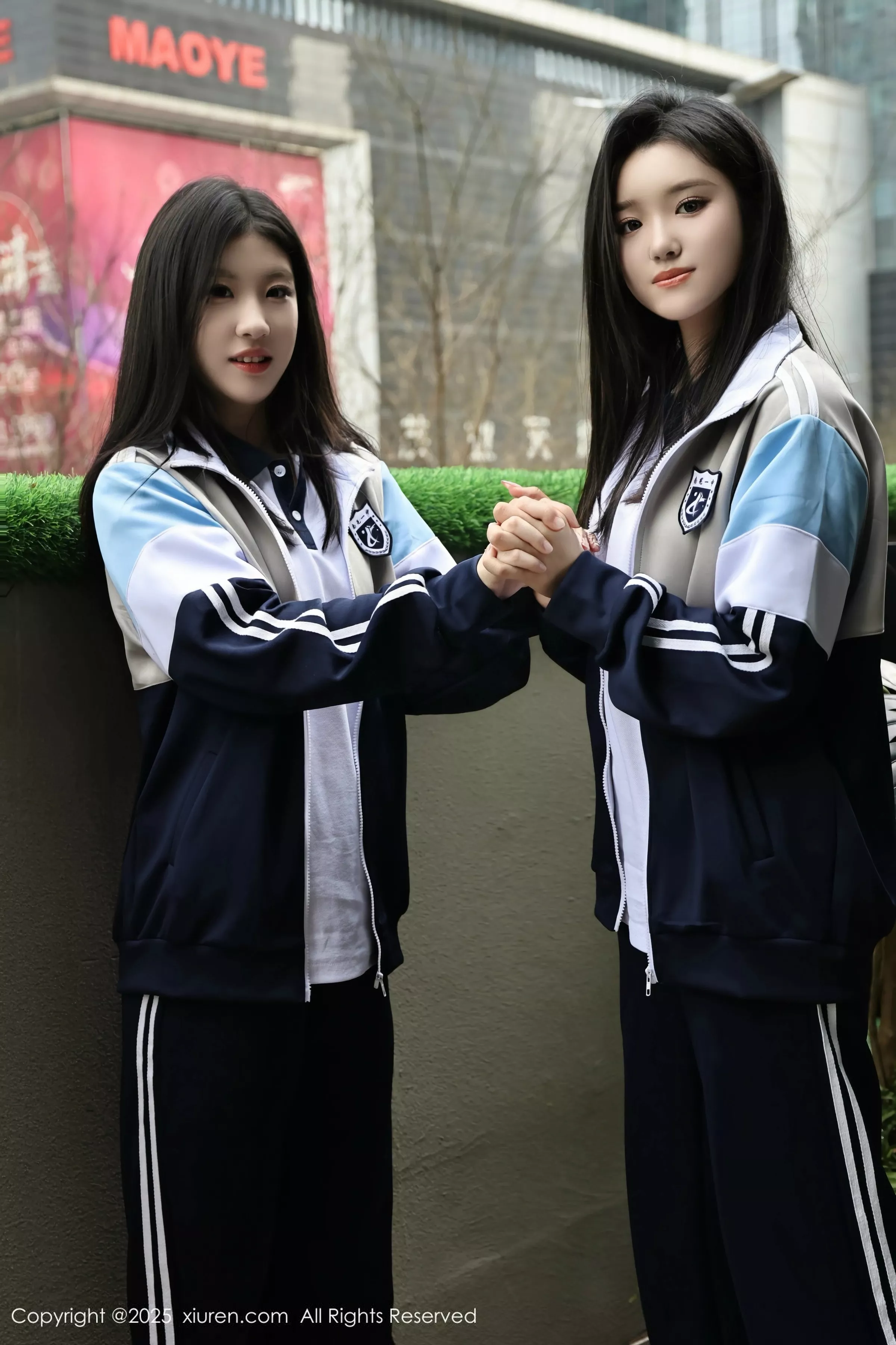 合集美女小芭乐性感蓝色校服露白色内衣秀曼妙身姿绝美写真 第 48 张