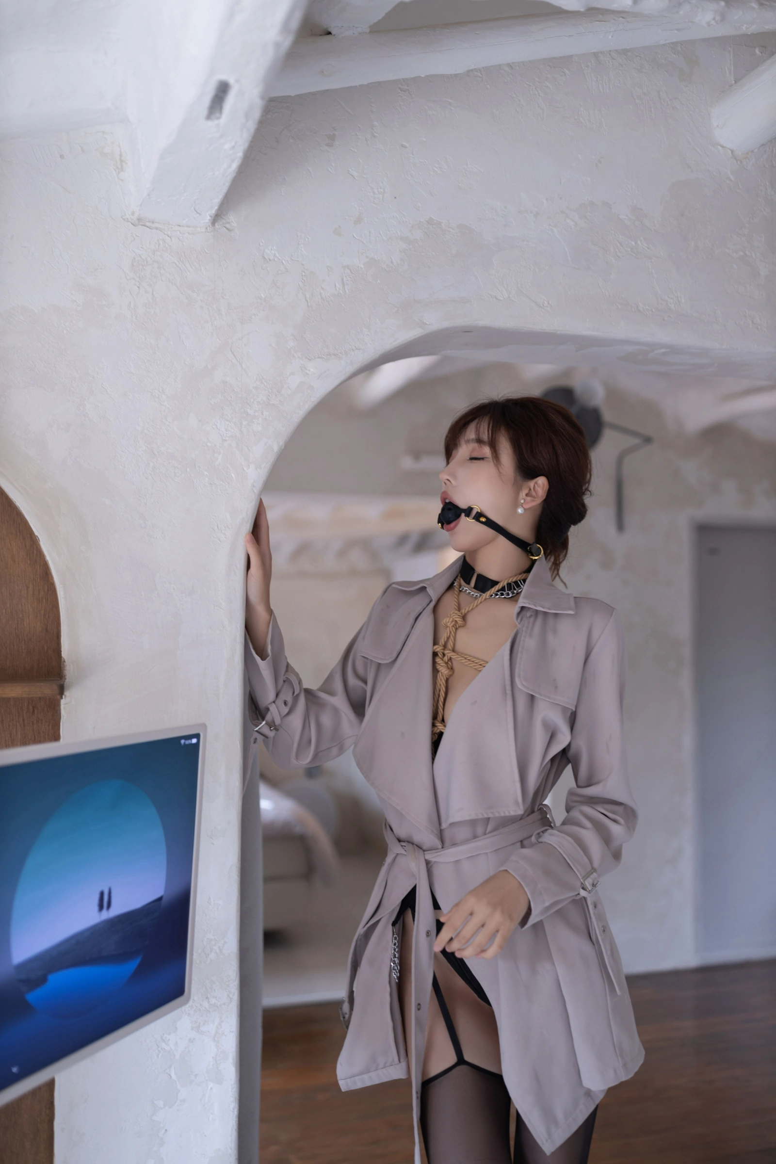 [秀人付费] 陆萱萱 诱人私拍福利 绳艺捆绑SM 第 29 张