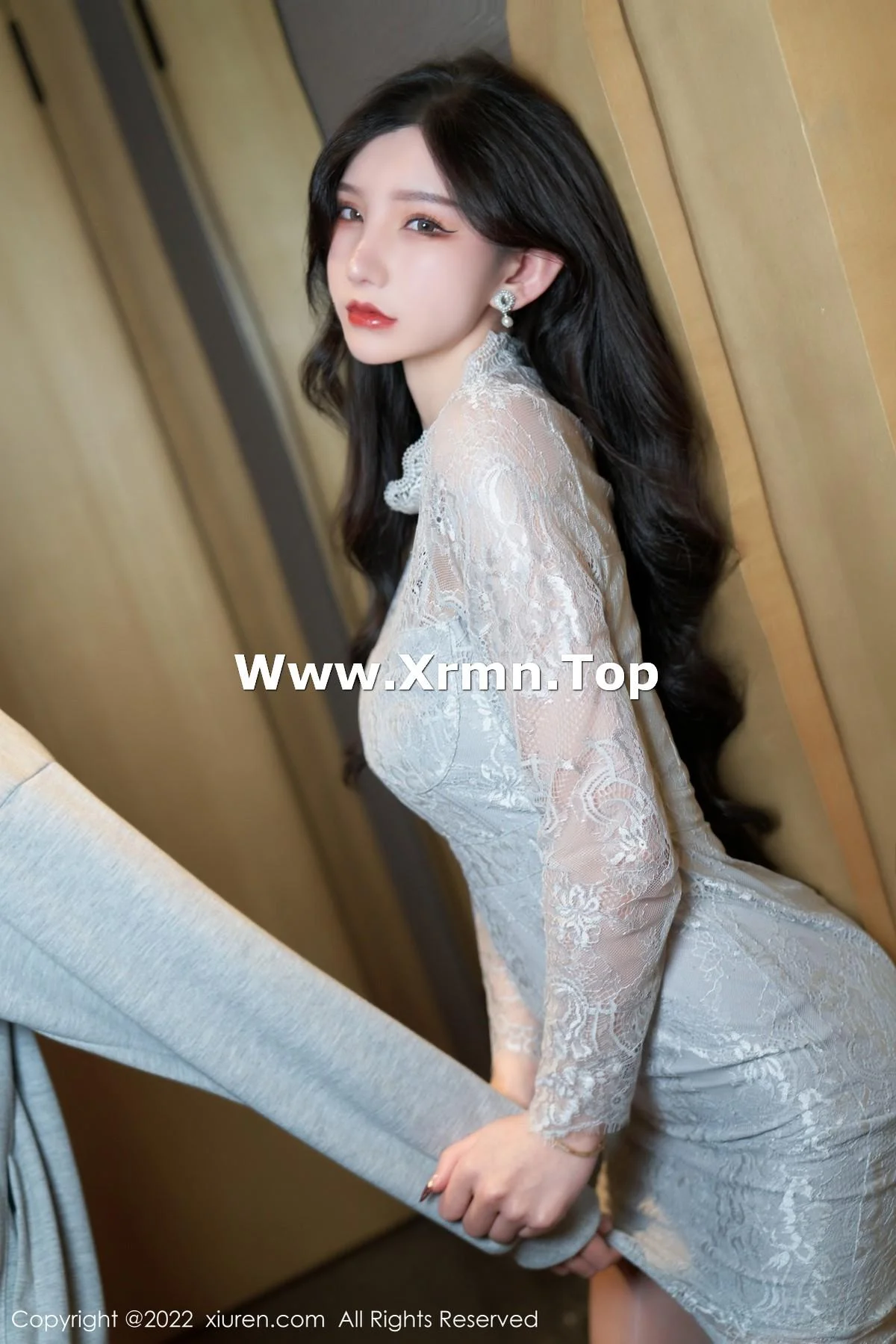 周于希Sally温柔贤妻主题半脱露蕾丝内衣秀完美身材绝美写真 第 11 张