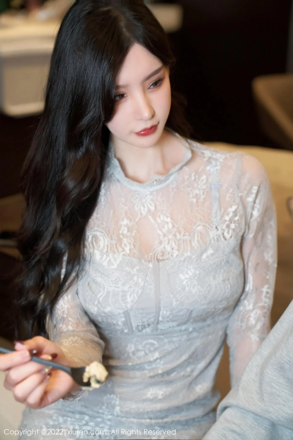 周于希Sally温柔贤妻主题半脱露蕾丝内衣秀完美身材绝美写真 第 18 张