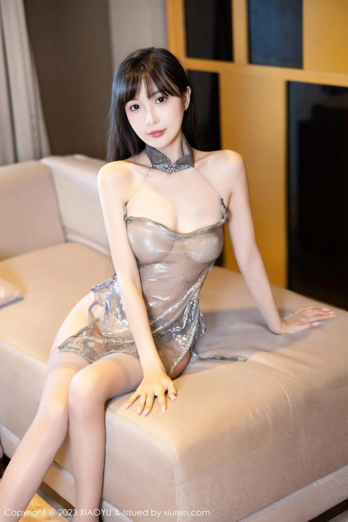 林星阑性感绿色比基尼服饰+灰色薄纱情趣服饰惹火绝美写真 第 80 张