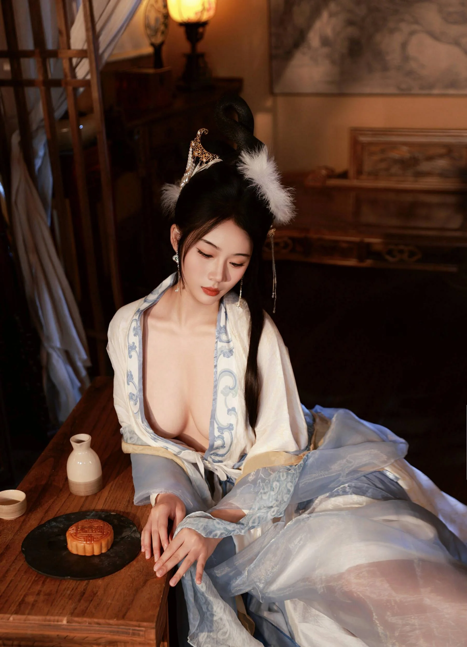 [秀人付费] 南乔 诱人私拍福利 古装 第 91 张