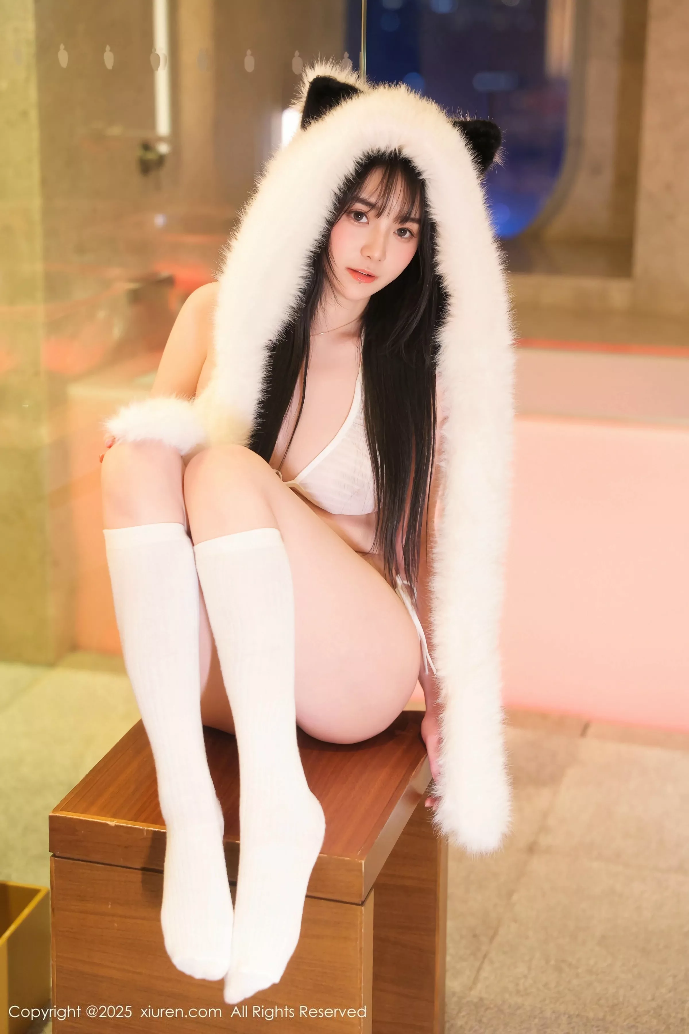 软情性感白色情趣内衣配白色丝袜秀曼妙身姿撩人绝美写真 第 15 张