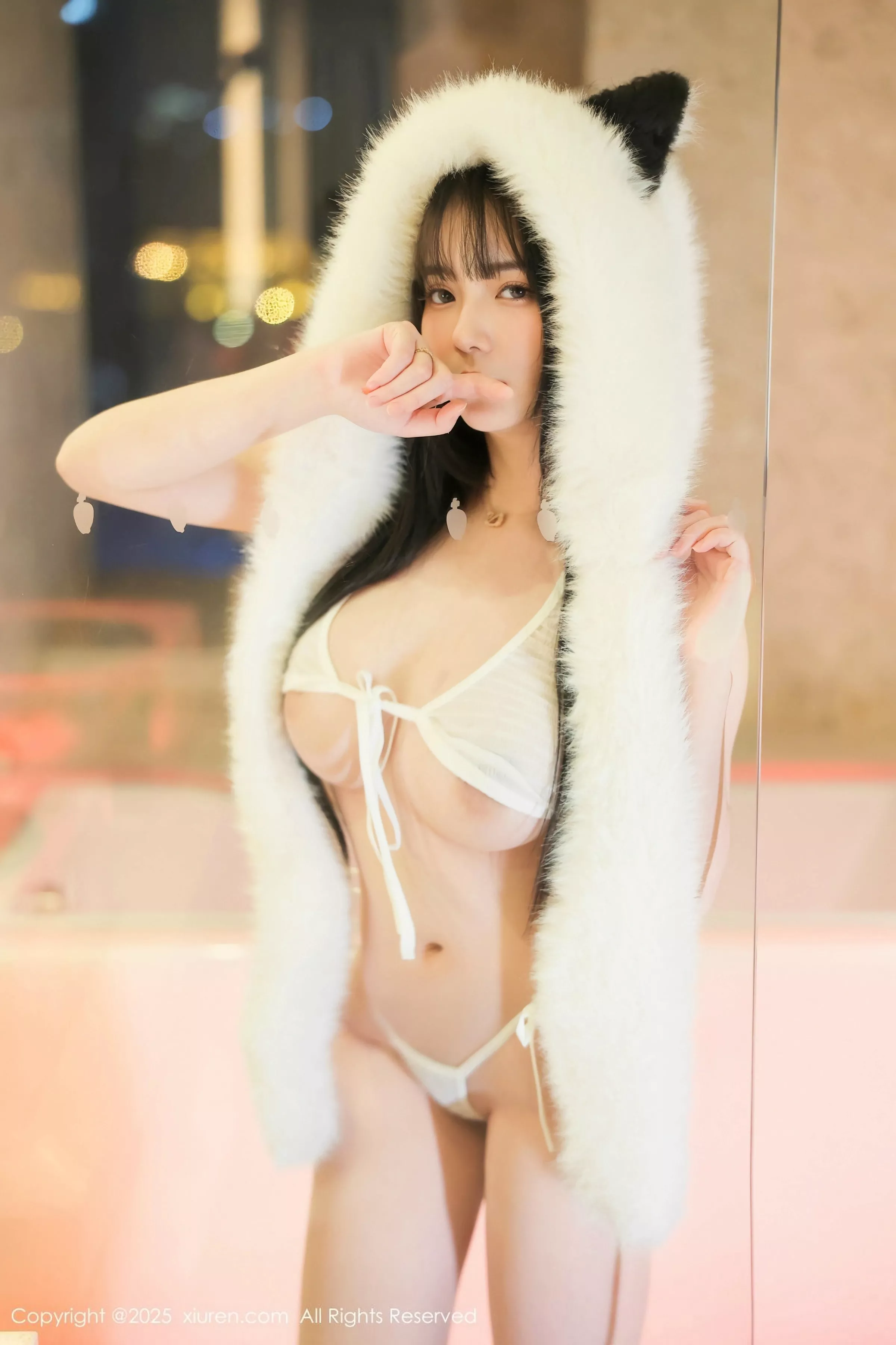 软情性感白色情趣内衣配白色丝袜秀曼妙身姿撩人绝美写真 第 41 张