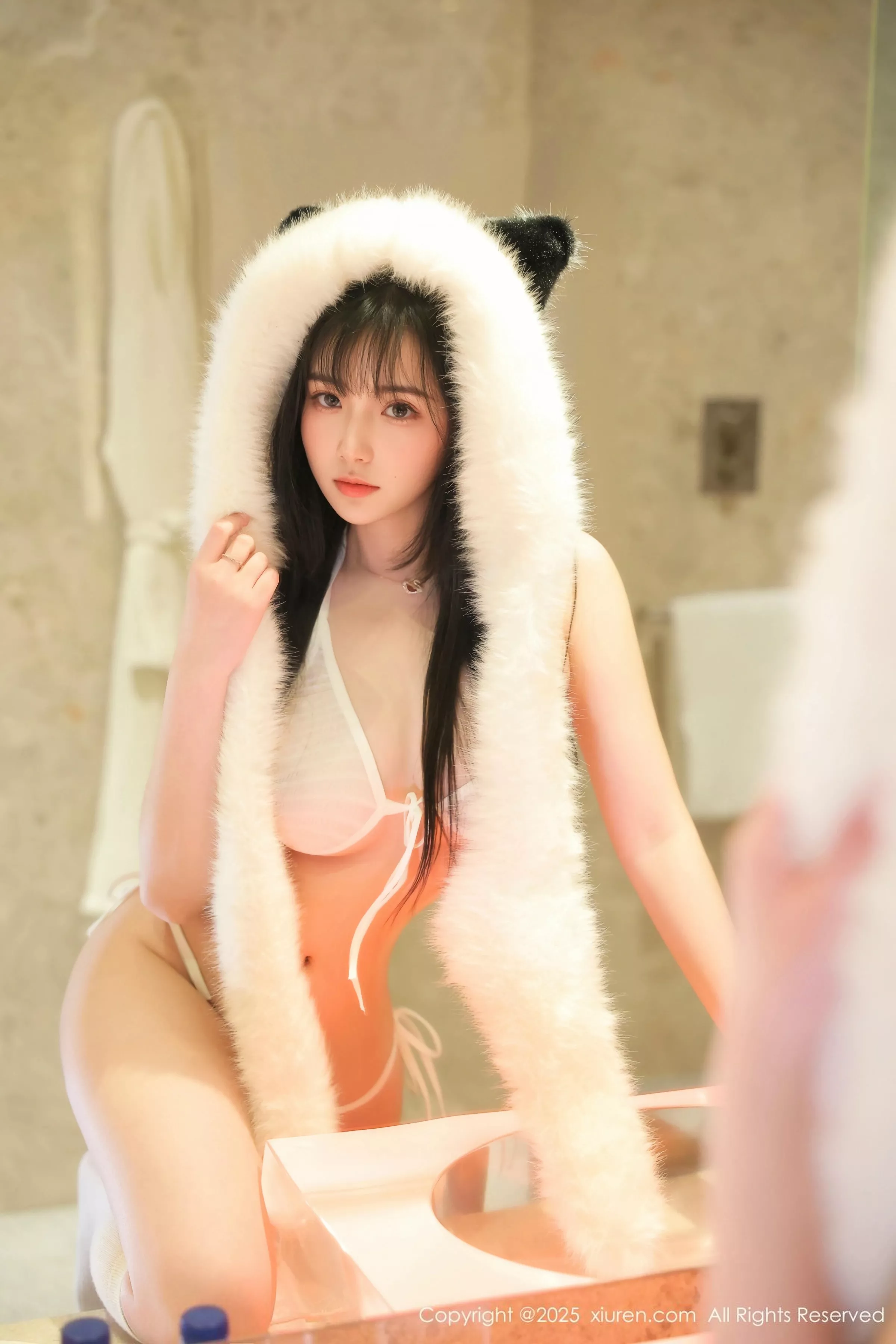 软情性感白色情趣内衣配白色丝袜秀曼妙身姿撩人绝美写真 第 7 张