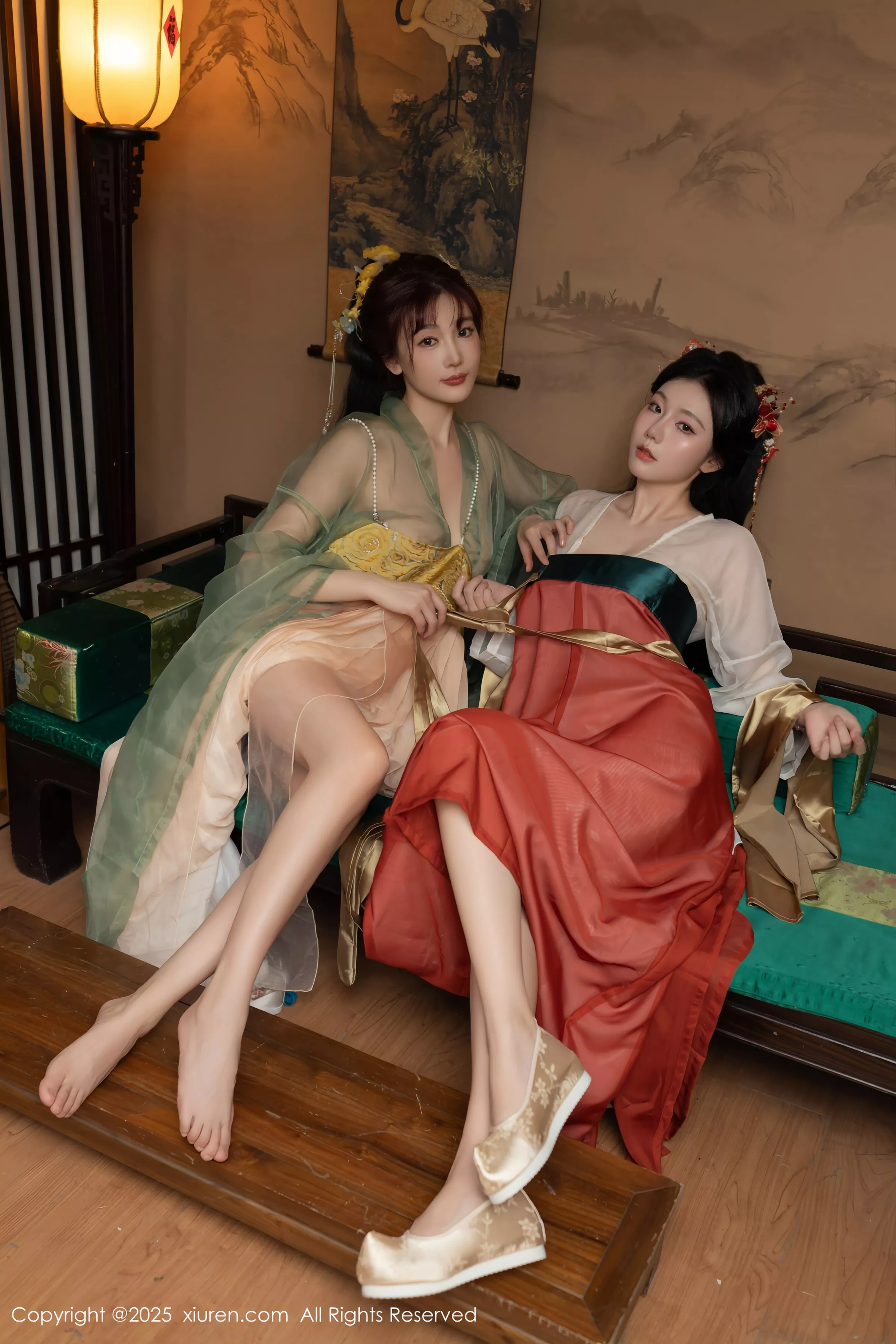 合集陆萱萱＆安然anran激情互动薄纱古装撩人绝美写真 第 118 张