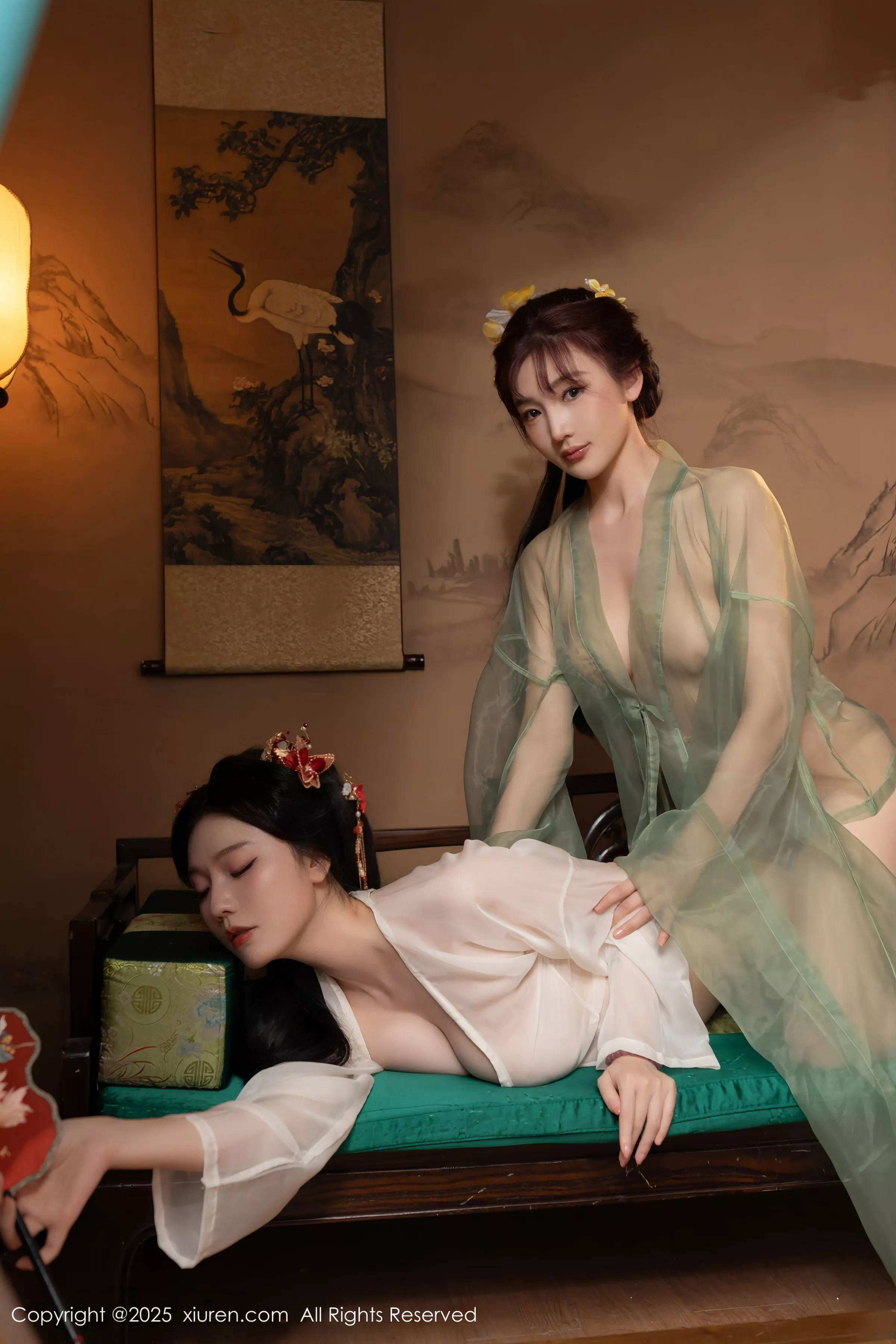 合集陆萱萱＆安然anran激情互动薄纱古装撩人绝美写真 第 132 张