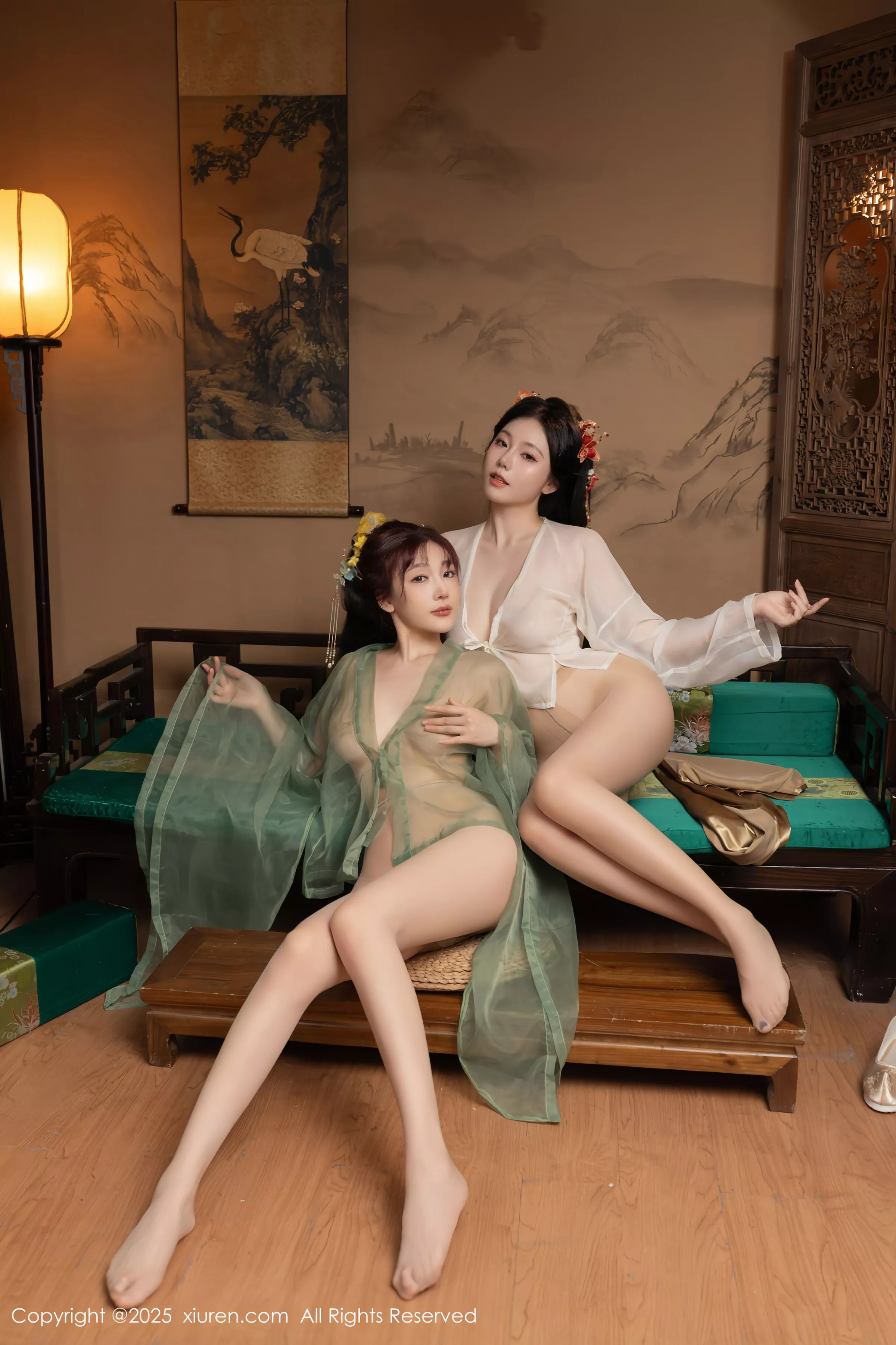 合集陆萱萱＆安然anran激情互动薄纱古装撩人绝美写真 第 137 张