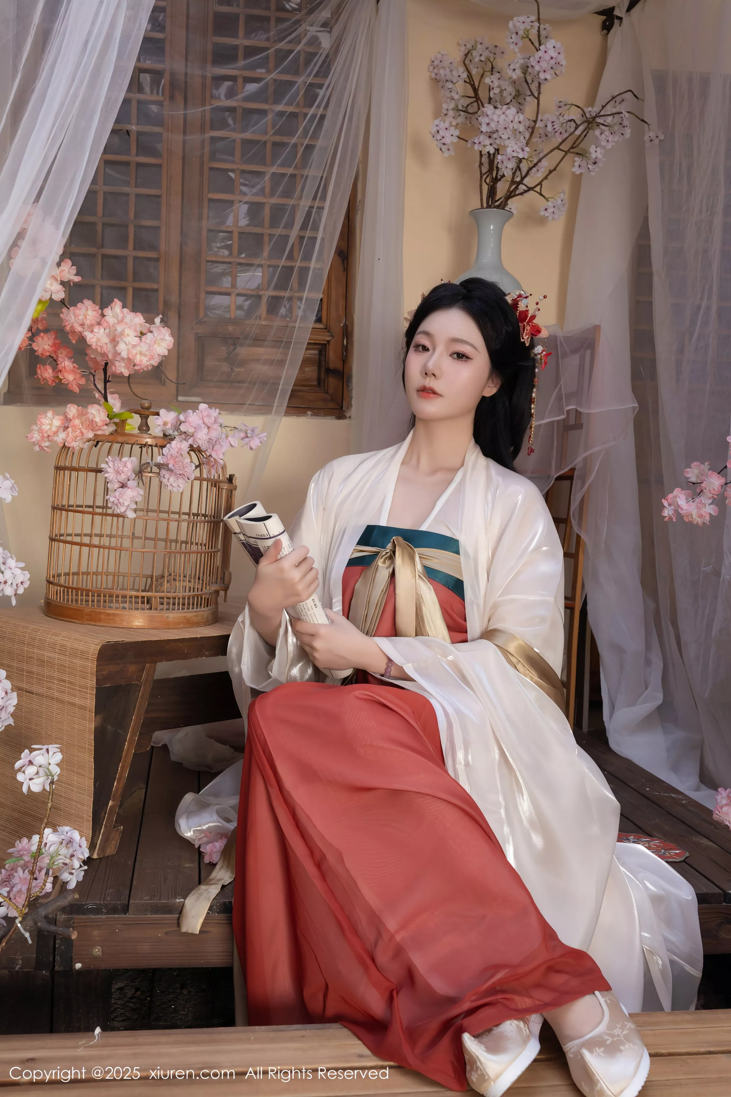 合集陆萱萱＆安然anran激情互动薄纱古装撩人绝美写真 第 18 张