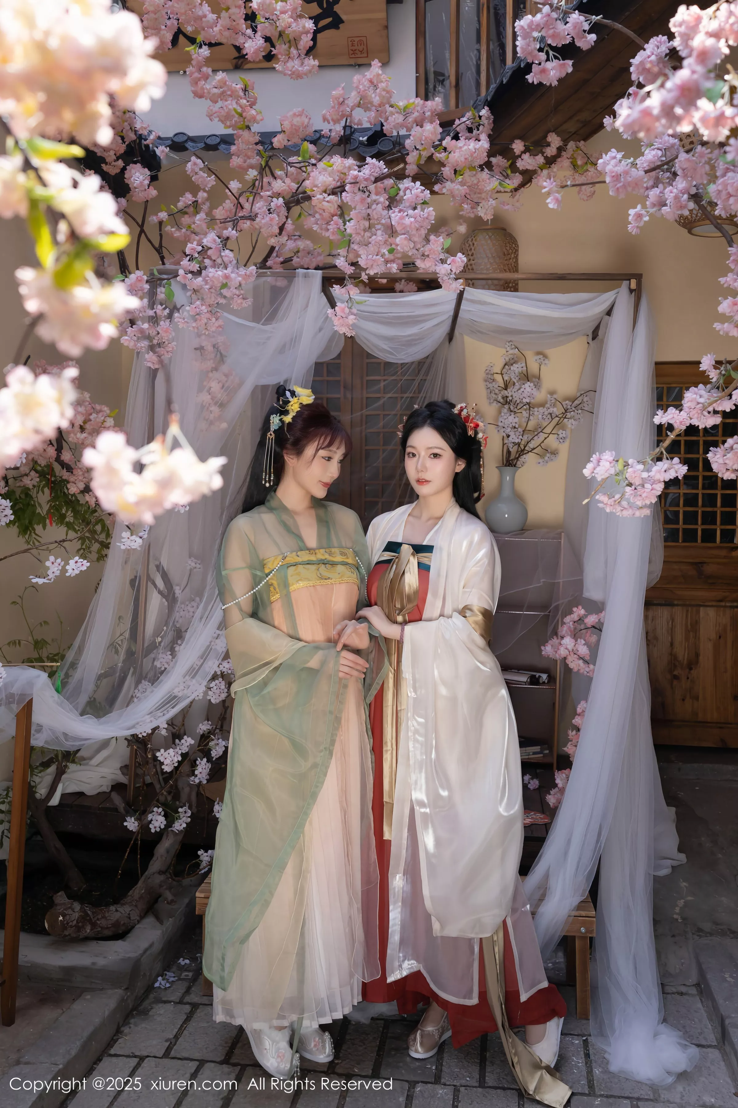 合集陆萱萱＆安然anran激情互动薄纱古装撩人绝美写真 第 26 张