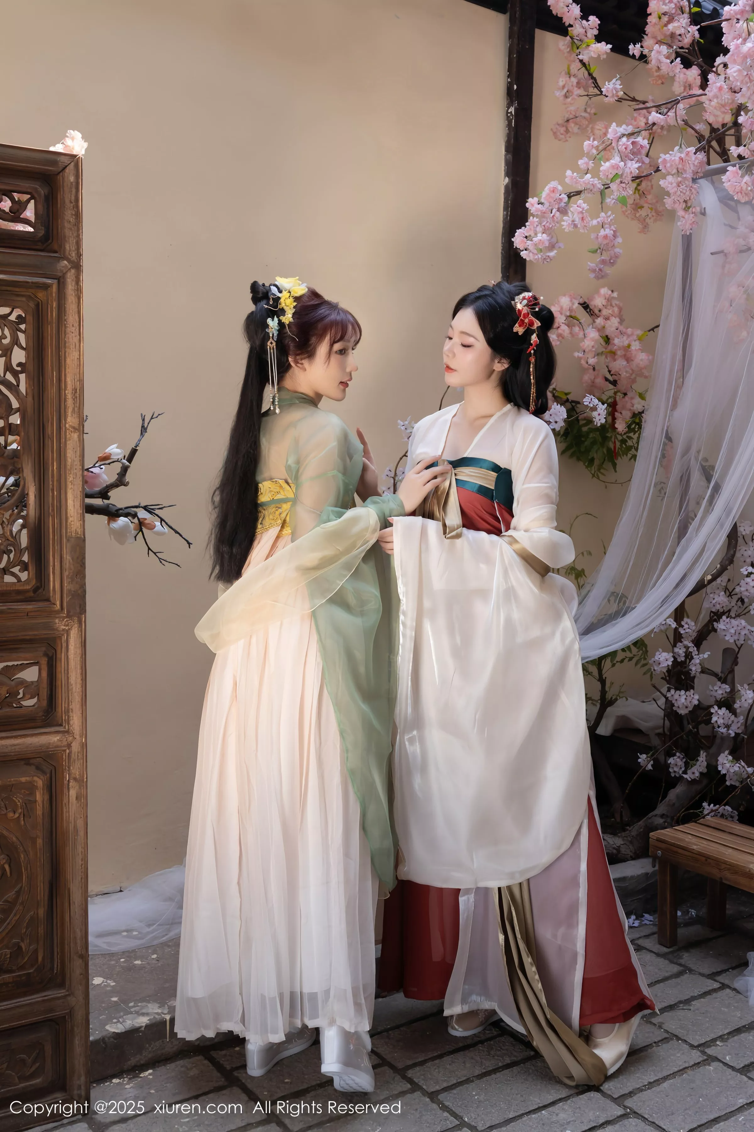 合集陆萱萱＆安然anran激情互动薄纱古装撩人绝美写真 第 27 张