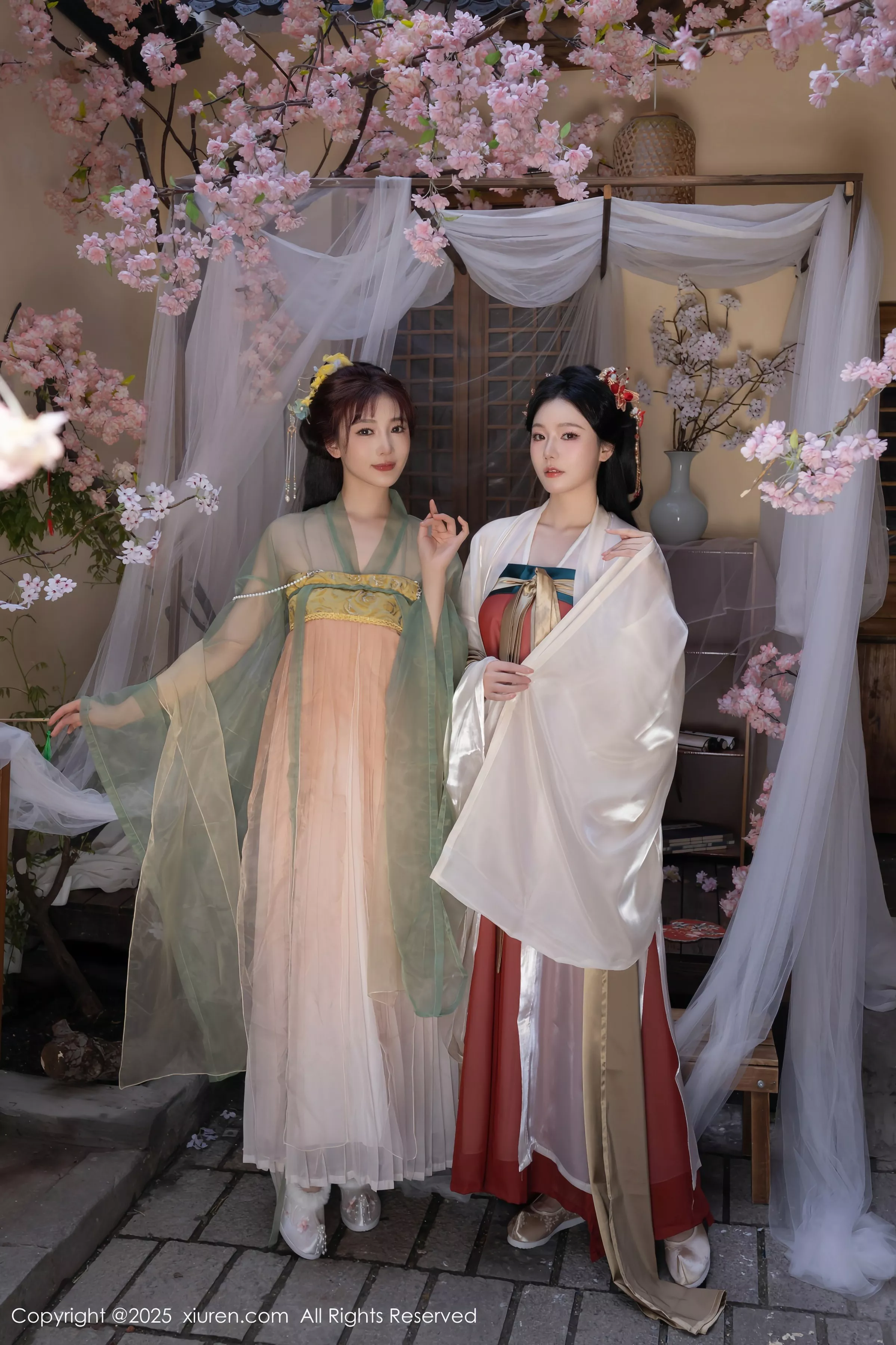 合集陆萱萱＆安然anran激情互动薄纱古装撩人绝美写真 第 35 张