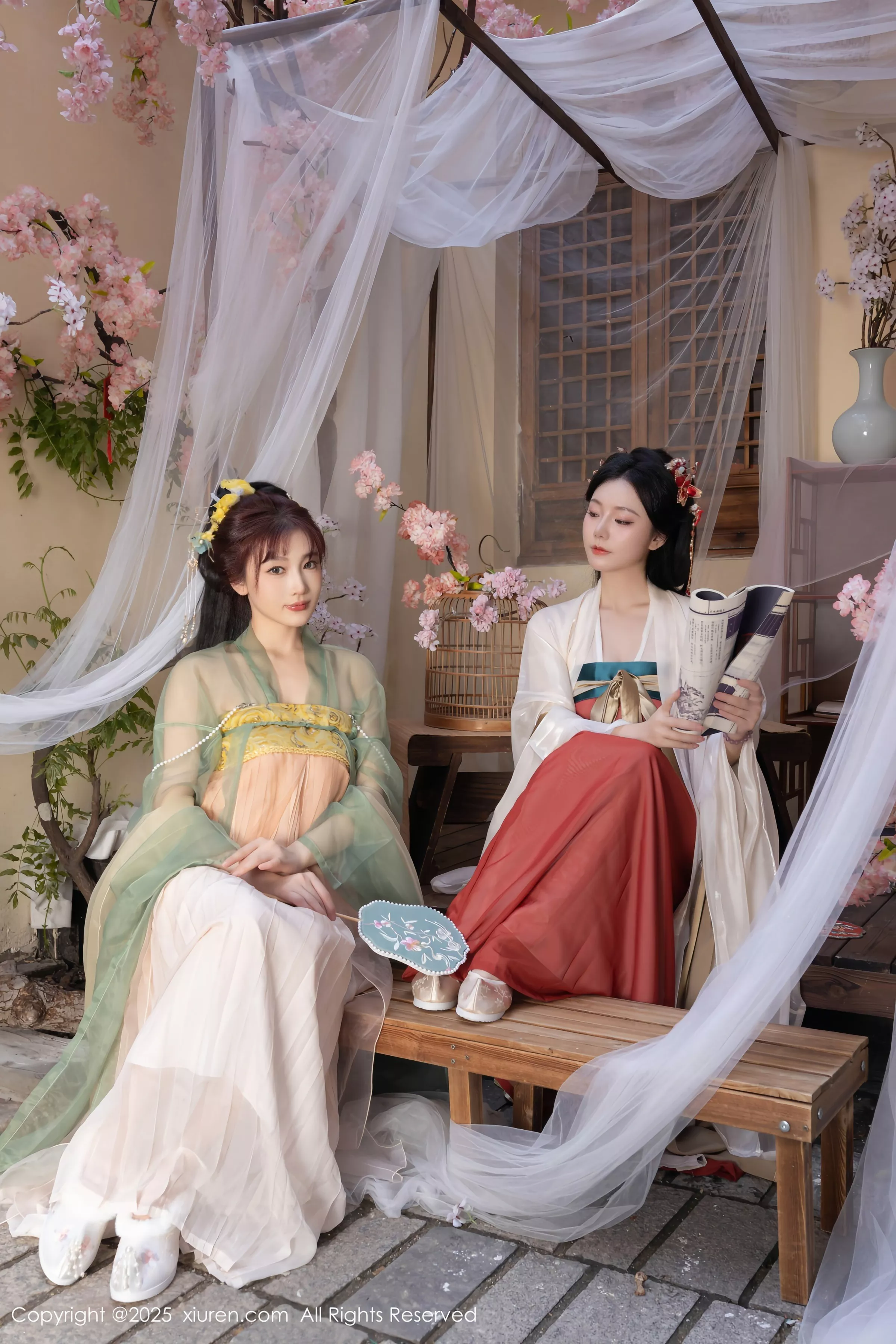 合集陆萱萱＆安然anran激情互动薄纱古装撩人绝美写真 第 38 张