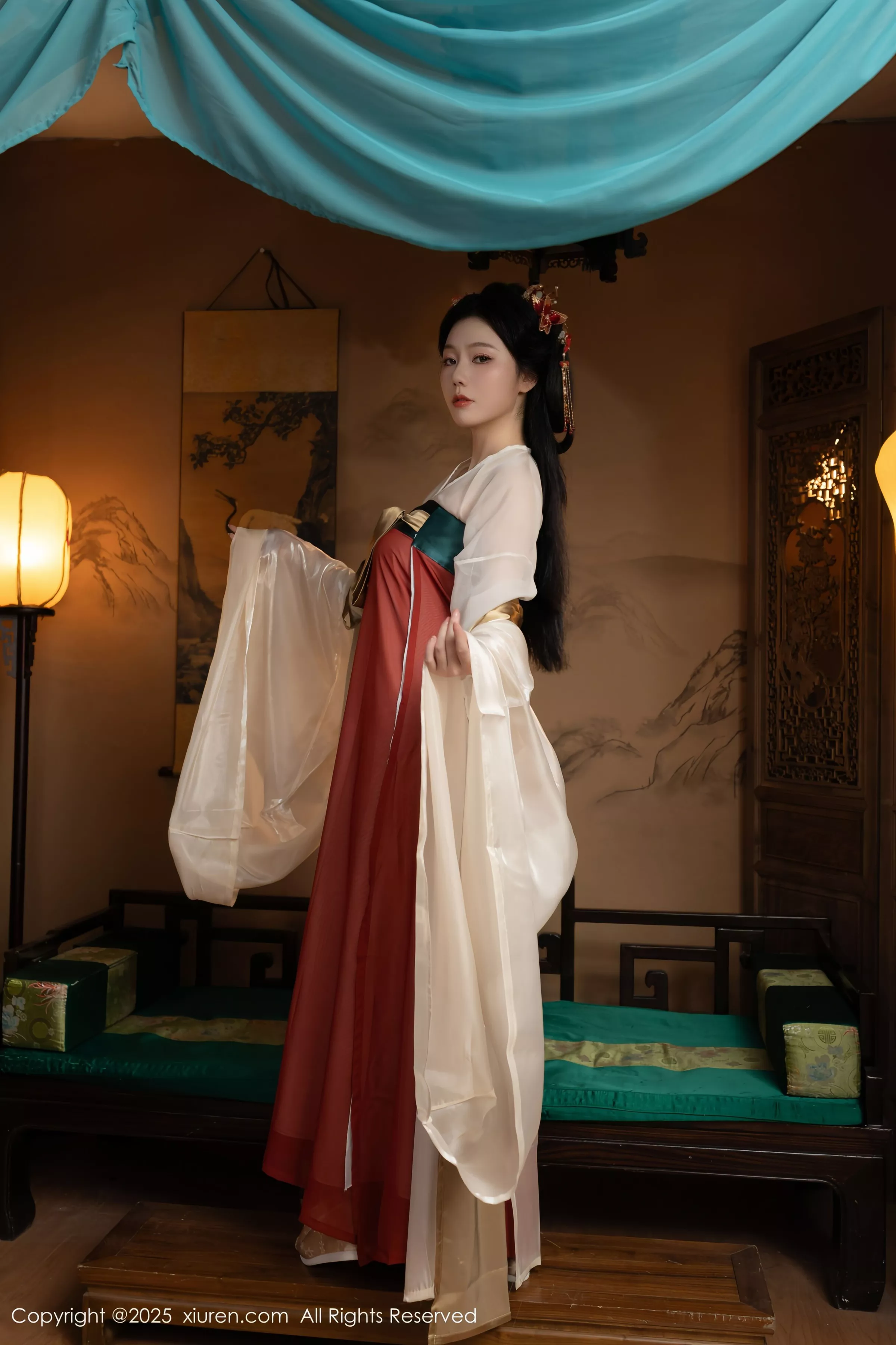 合集陆萱萱＆安然anran激情互动薄纱古装撩人绝美写真 第 47 张