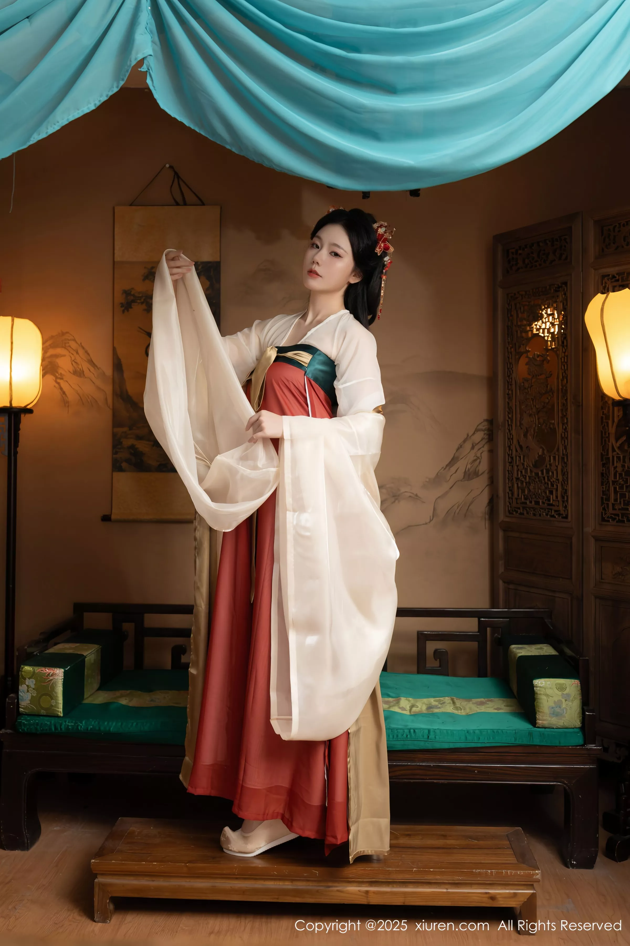 合集陆萱萱＆安然anran激情互动薄纱古装撩人绝美写真 第 65 张