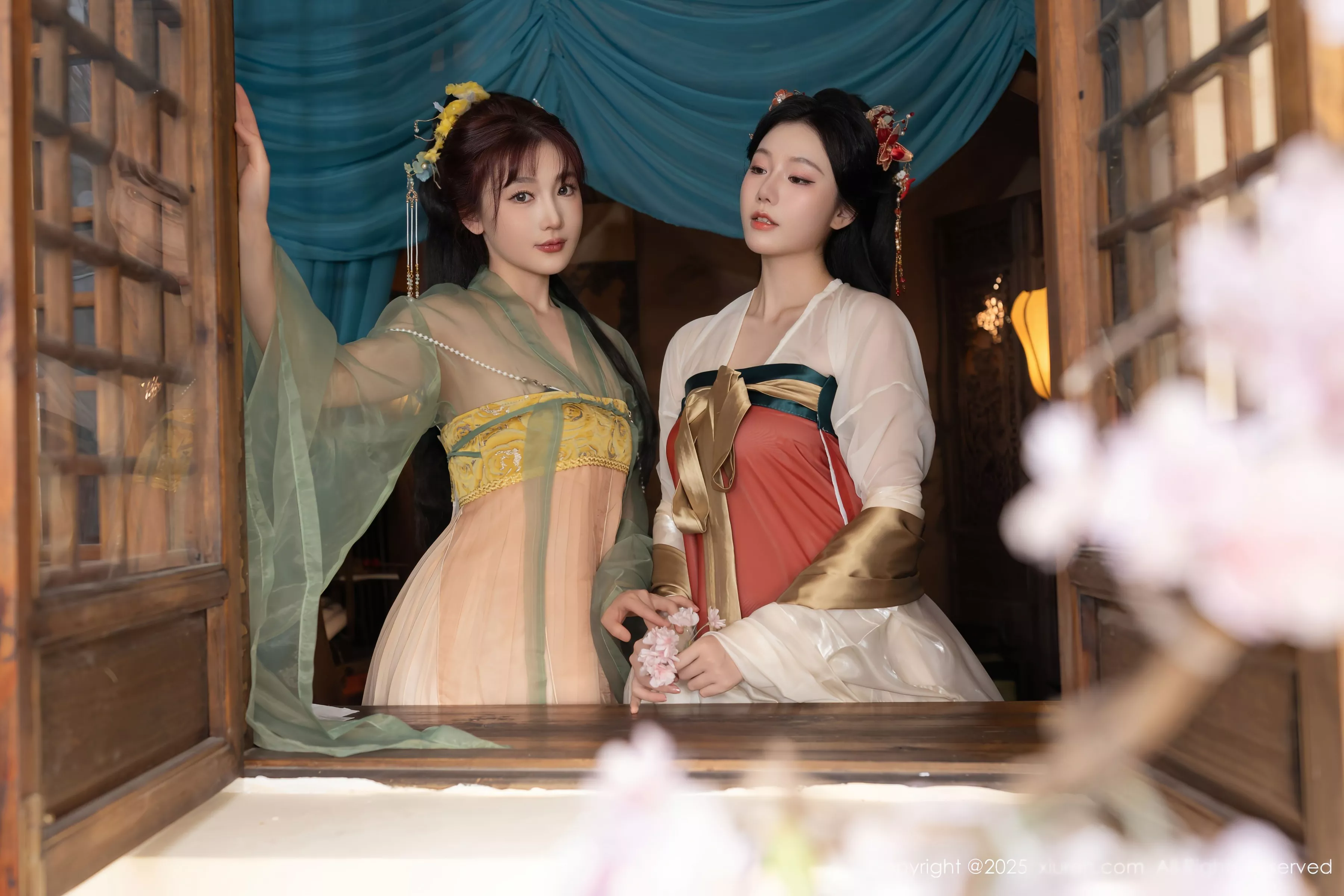 合集陆萱萱＆安然anran激情互动薄纱古装撩人绝美写真 第 70 张